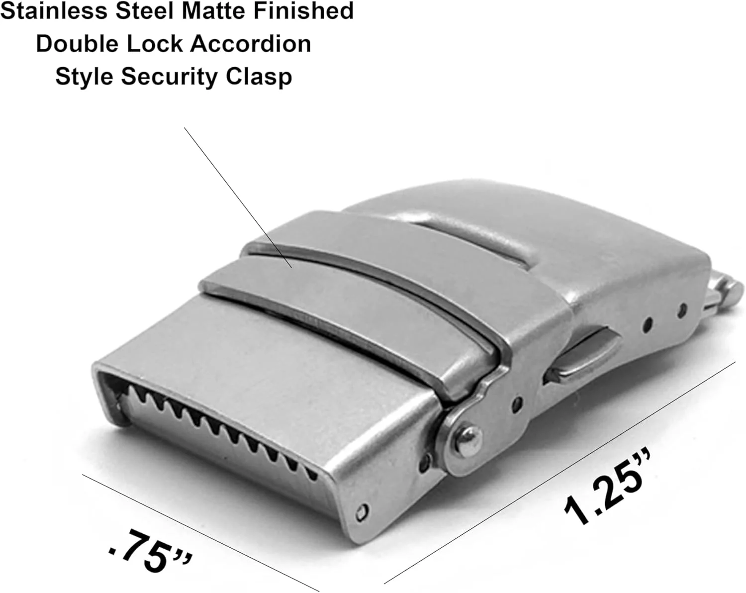 قفل جایگزین دوگانه استیل ضد زنگ برای دستبند هشدار پزشکی ورزشی قفل جایگزین دوگانه استیل ضد زنگ برای دستبند هشدار پزشکی ورزشی