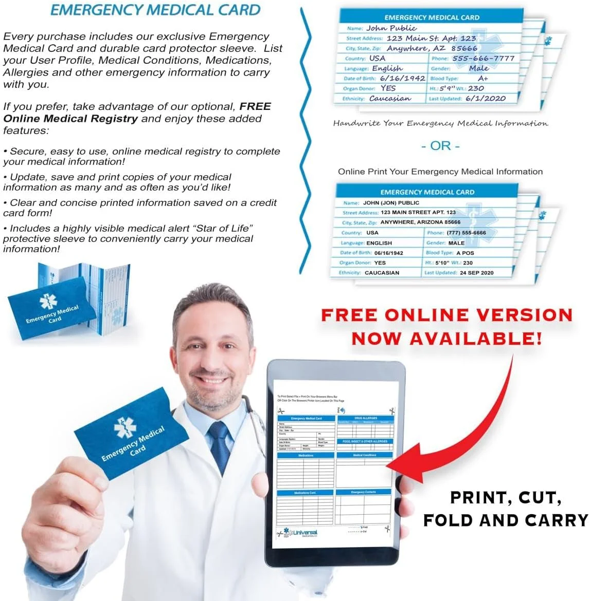 دستبند پزشکی الیت II USB: دستبند سیلیکونی ضد حساسیت با فلش درایو USB ضد آب 2 گیگابایتی و کارت پزشکی اورژانس. دسترسی رایگان به PHR (سوابق سلامت شخصی) دستبند پزشکی الیت II USB: دستبند سیلیکونی ضد حساسیت با فلش درایو USB ضد آب 2 گیگابایتی و کارت پزشکی اورژانس. دسترسی رایگان به PHR (سوابق سلامت شخصی)