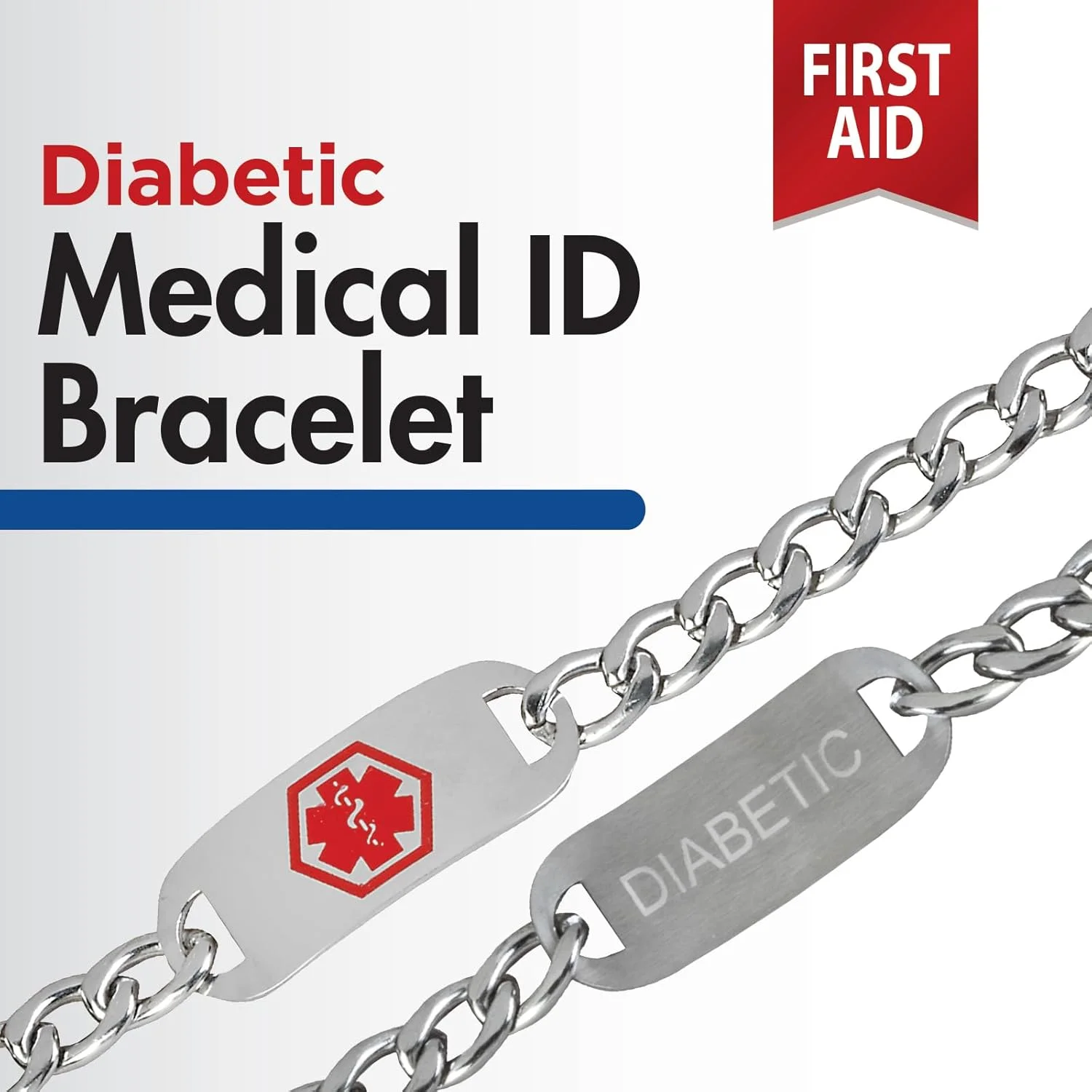 دستبند شناسایی پزشکی TheraCare برای شرایط خاص | هشدار وضعیت پزشکی | استیل ضد زنگ | سایز قابل تنظیم، مناسب برای اکثر افراد | پشتیبانی از وضعیت پزشکی برای تمام سنین دستبند شناسایی پزشکی TheraCare برای شرایط خاص | هشدار وضعیت پزشکی | استیل ضد زنگ | سایز قابل تنظیم، مناسب برای اکثر افراد | پشتیبانی از وضعیت پزشکی برای تمام سنین