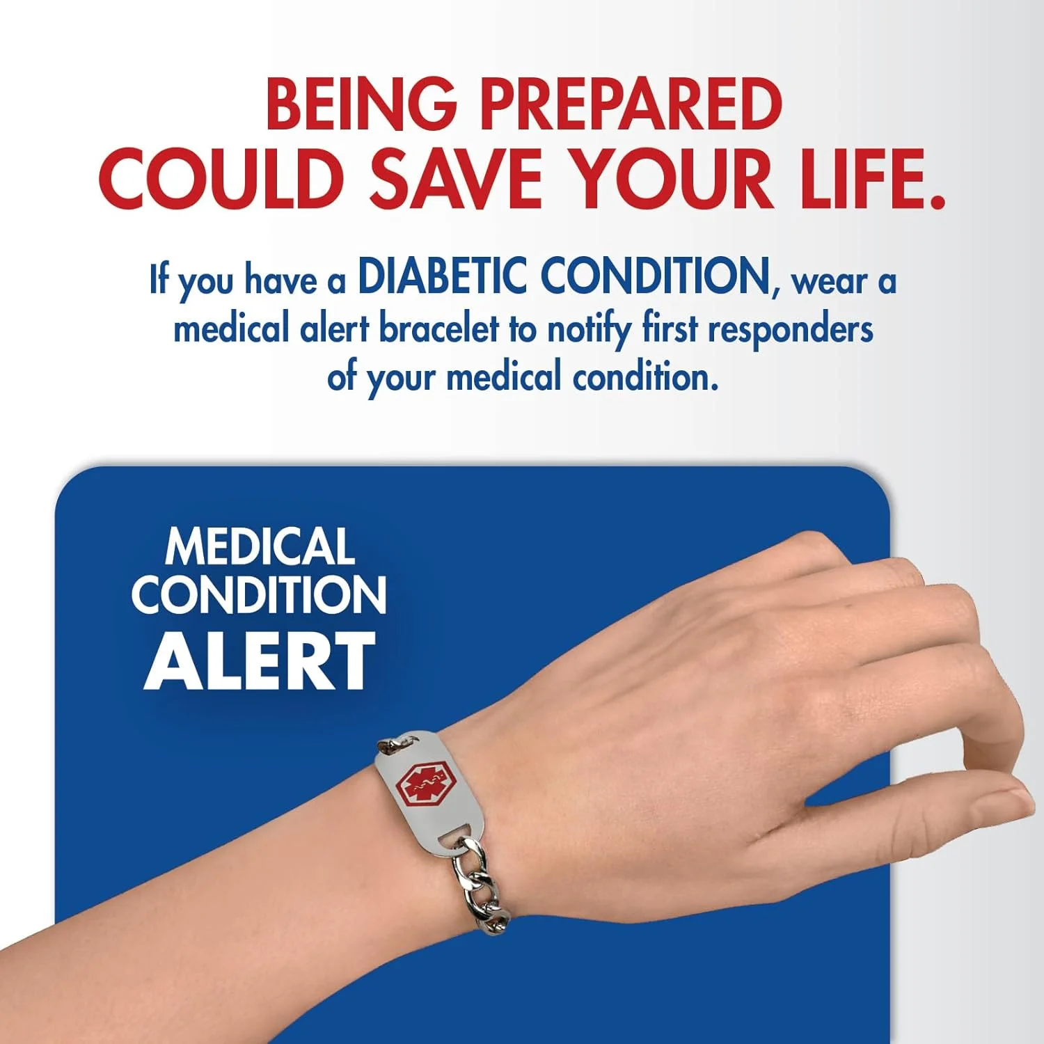 دستبند شناسایی پزشکی TheraCare برای شرایط خاص | هشدار وضعیت پزشکی | استیل ضد زنگ | سایز قابل تنظیم، مناسب برای اکثر افراد | پشتیبانی از وضعیت پزشکی برای تمام سنین دستبند شناسایی پزشکی TheraCare برای شرایط خاص | هشدار وضعیت پزشکی | استیل ضد زنگ | سایز قابل تنظیم، مناسب برای اکثر افراد | پشتیبانی از وضعیت پزشکی برای تمام سنین