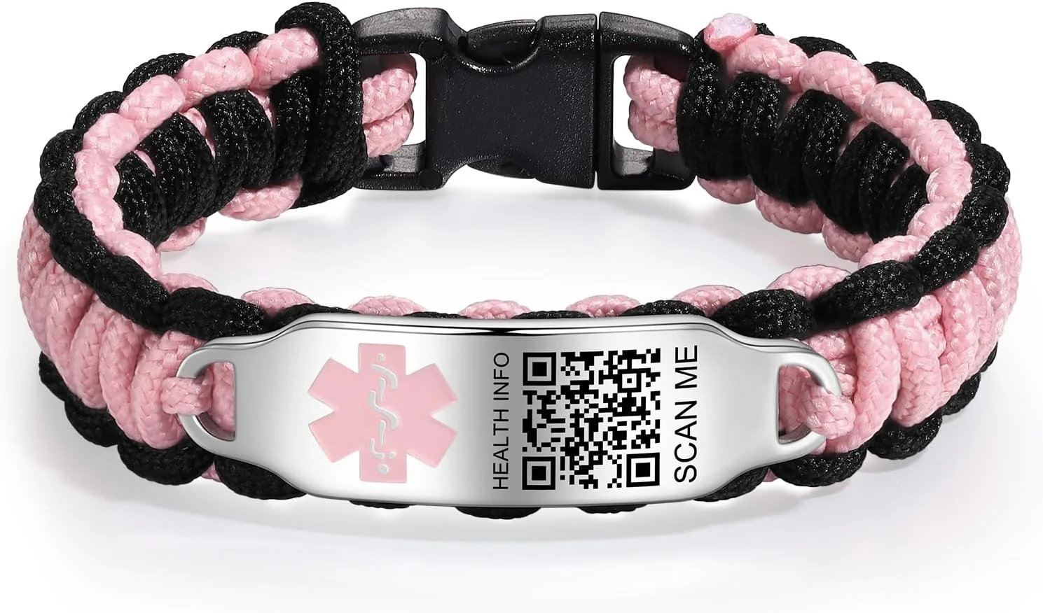 دستبندهای پزشکی Theluckytag برای آقایان و بانوان با کد QR، دستبندهای هشدار پزشکی ورزشی - مچ بند سیلیکونی ضد آب - فضای بیشتر برای اطلاعات اضطراری سفارشی دستبندهای پزشکی Theluckytag برای آقایان و بانوان با کد QR، دستبندهای هشدار پزشکی ورزشی - مچ بند سیلیکونی ضد آب - فضای بیشتر برای اطلاعات اضطراری سفارشی