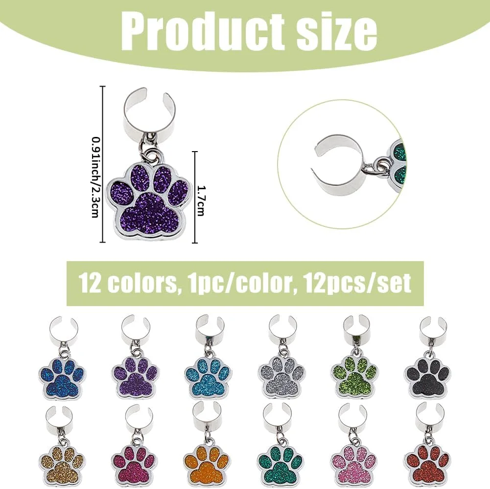 آویز گوشی پزشکی طرح پنجه سگ SUPERFINDINGS، 12 عددی، آویزهای گوشی پزشکی قابل تنظیم و شخصیسازی شده، آلیاژ فلزی، روکش میناکاری، مناسب برای پرستاران، پزشکان و کادر درمان آویز گوشی پزشکی طرح پنجه سگ SUPERFINDINGS، 12 عددی، آویزهای گوشی پزشکی قابل تنظیم و شخصیسازی شده، آلیاژ فلزی، روکش میناکاری، مناسب برای پرستاران، پزشکان و کادر درمان