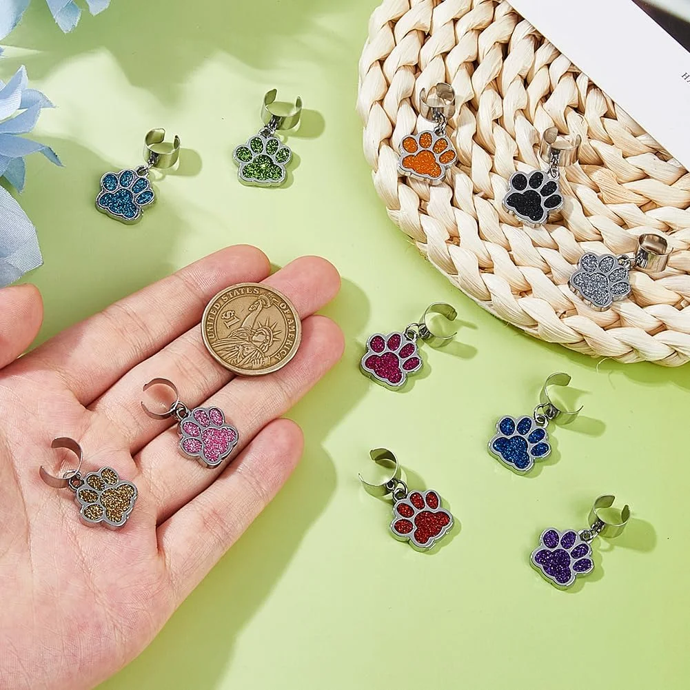 آویز گوشی پزشکی طرح پنجه سگ SUPERFINDINGS، 12 عددی، آویزهای گوشی پزشکی قابل تنظیم و شخصیسازی شده، آلیاژ فلزی، روکش میناکاری، مناسب برای پرستاران، پزشکان و کادر درمان آویز گوشی پزشکی طرح پنجه سگ SUPERFINDINGS، 12 عددی، آویزهای گوشی پزشکی قابل تنظیم و شخصیسازی شده، آلیاژ فلزی، روکش میناکاری، مناسب برای پرستاران، پزشکان و کادر درمان