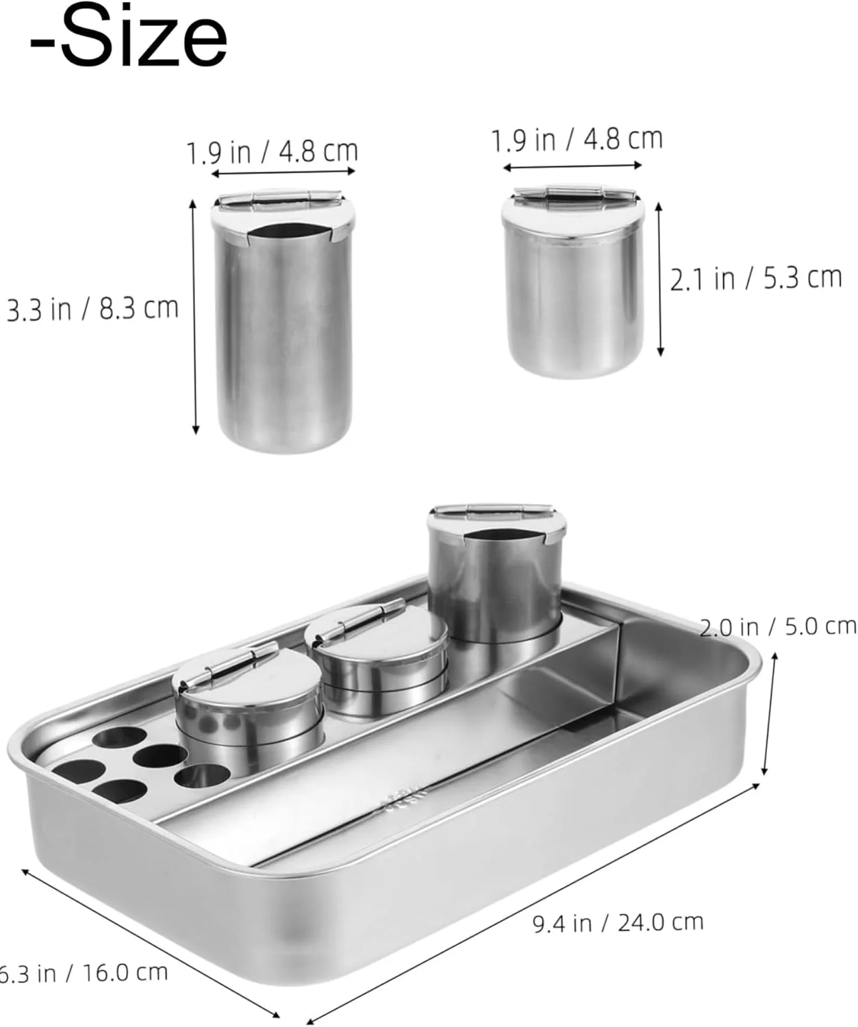 سینی ابزار پزشکی استیل ضد زنگ برای قرص، ابزار، تعویض پانسمان، مناسب برای کلینیک ها و بیمارستان ها سینی ابزار پزشکی استیل ضد زنگ برای قرص، ابزار، تعویض پانسمان، مناسب برای کلینیک ها و بیمارستان ها