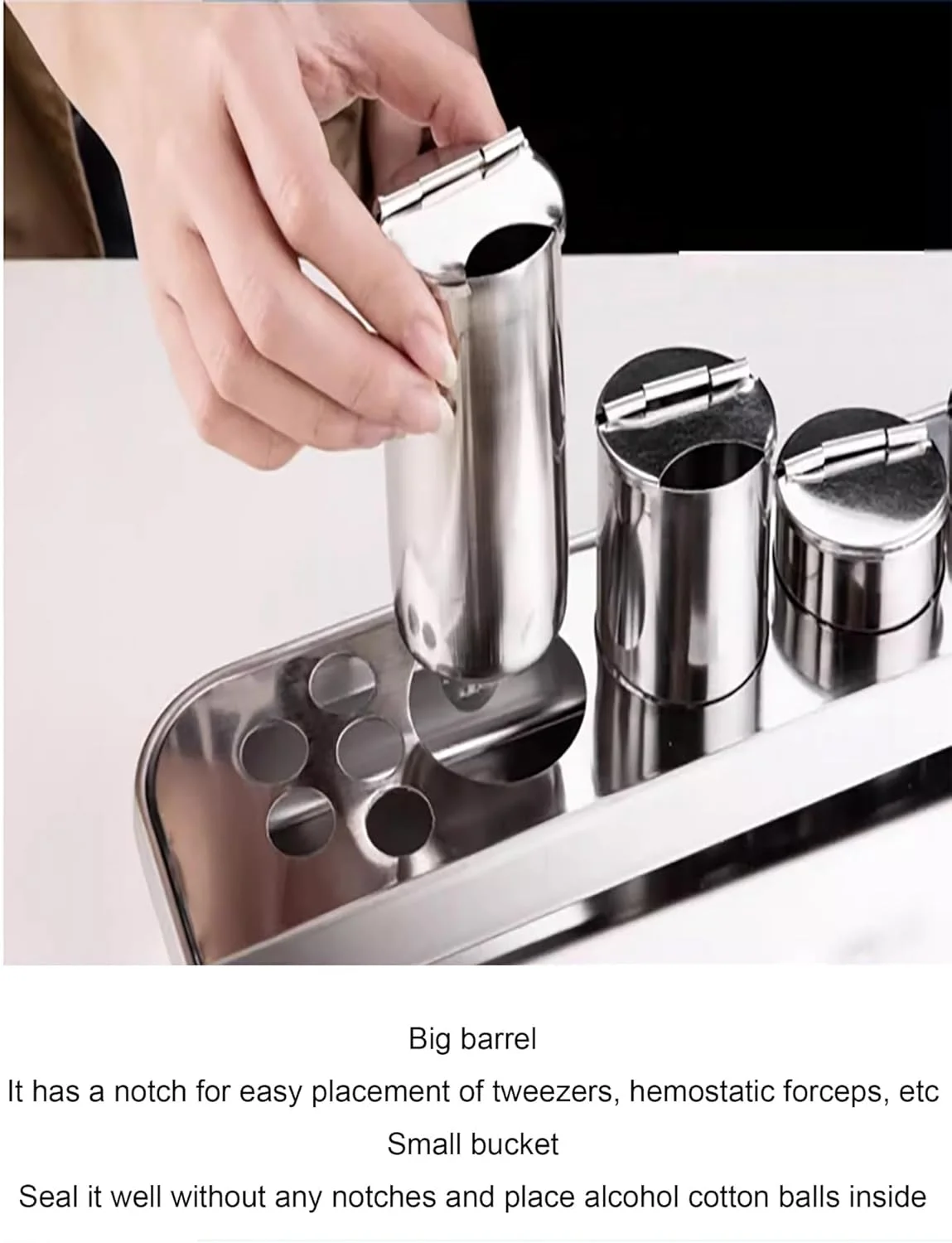 سینی ابزار پزشکی استیل ضد زنگ برای قرص، ابزار، تعویض پانسمان، مناسب برای کلینیک ها و بیمارستان ها سینی ابزار پزشکی استیل ضد زنگ برای قرص، ابزار، تعویض پانسمان، مناسب برای کلینیک ها و بیمارستان ها