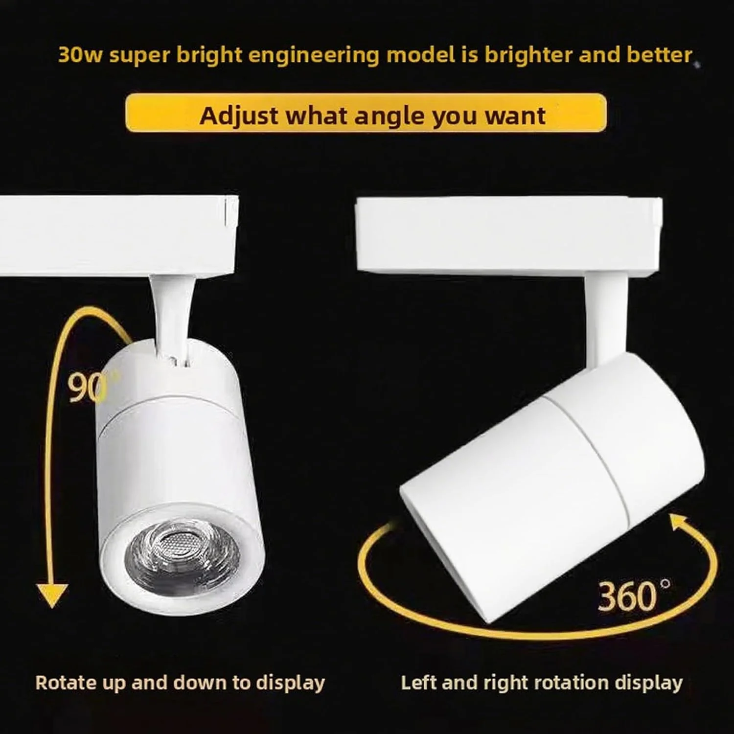 چراغ های سقفی فوکیتی، چراغ ریلی مدرن 30 وات 6000K COB چراغ سقفی LED چراغ های روشنایی ریلی چراغ دیواری LED صنعتی برای آشپزخانه اتاق نشیمن اتاق خواب چراغ های سقفی فوکیتی، چراغ ریلی مدرن 30 وات 6000K COB چراغ سقفی LED چراغ های روشنایی ریلی چراغ دیواری LED صنعتی برای آشپزخانه اتاق نشیمن اتاق خواب