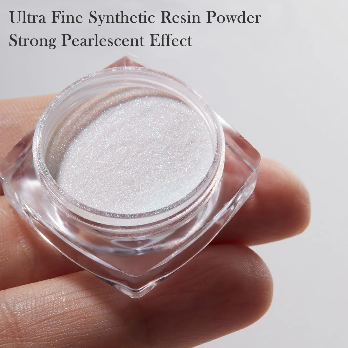پودر ناخن دونات PrettyDiva، پودر سفید کروم ناخن، پودر کروم صدفی براق برای طراحی ناخن DIY، 1 گرم در هر شیشه (دونات)