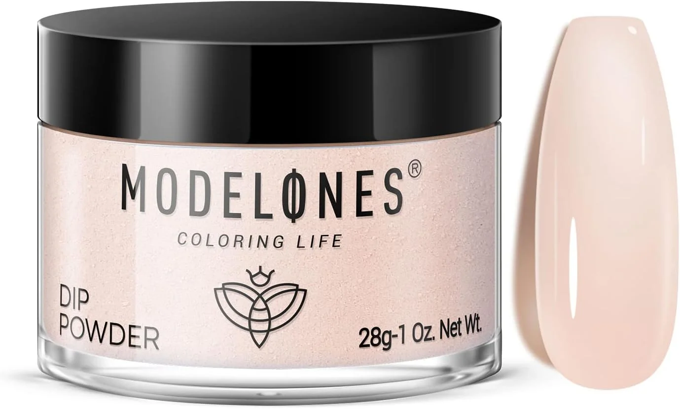 پودر کاشت ناخن مدلونز، رنگ هلویی شفاف، 28 رنگ بادوام برای استفاده در منزل و سالن، بدون نیاز به دستگاه UV پودر کاشت ناخن مدلونز، رنگ هلویی شفاف، 28 رنگ بادوام برای استفاده در منزل و سالن، بدون نیاز به دستگاه UV