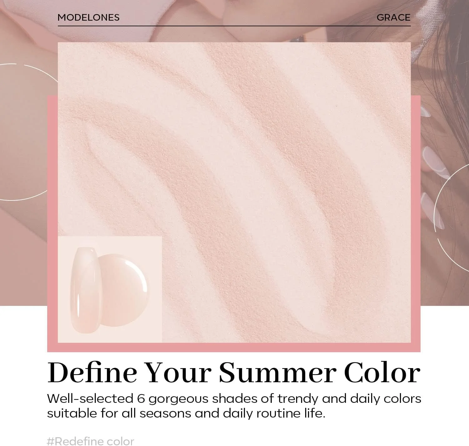 پودر کاشت ناخن مدلونز، رنگ هلویی شفاف، 28 رنگ بادوام برای استفاده در منزل و سالن، بدون نیاز به دستگاه UV