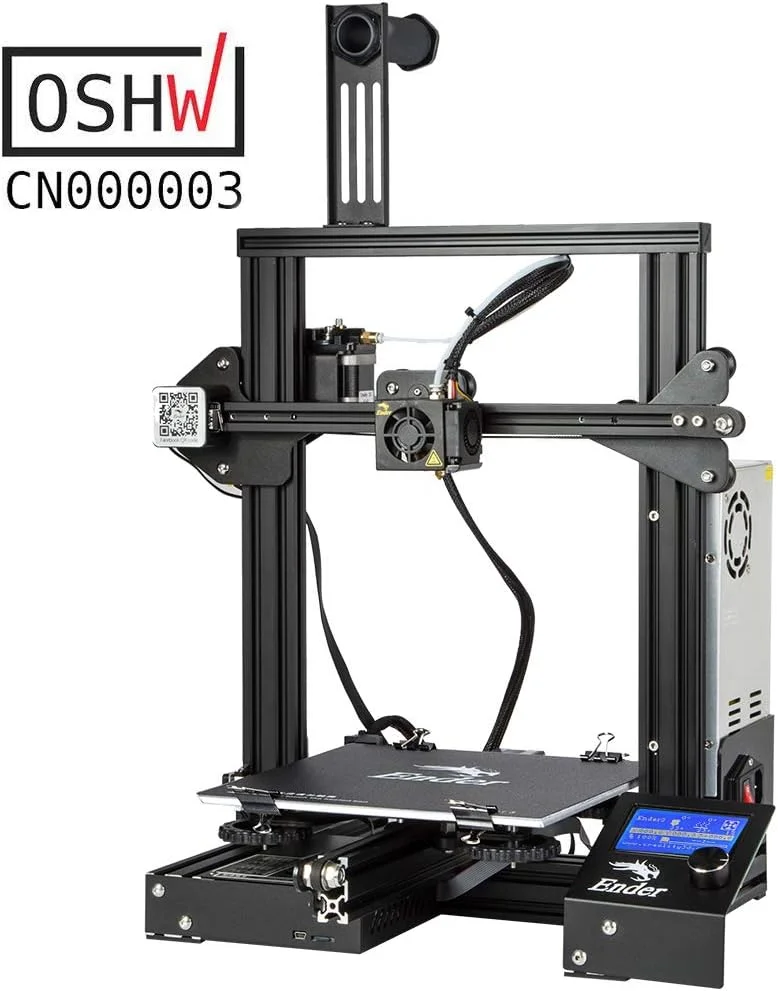 کیت پرینتر سه بعدی آلومینیومی Comgrow Creality Ender 3 DIY با قابلیت ادامه چاپ، 220x220x250 میلی متر