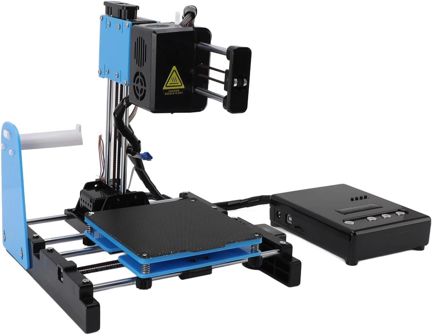 پرینتر سه بعدی، پرینتر سه بعدی کوچک برای کودکان و مبتدیان با فیلامنت PLA، دستگاه چاپ با سرعت بالا، با طراحی رومیزی جمع و جور مناسب برای علاقه مندان به DIY، اندازه چاپ 100x100x100 میلی متر