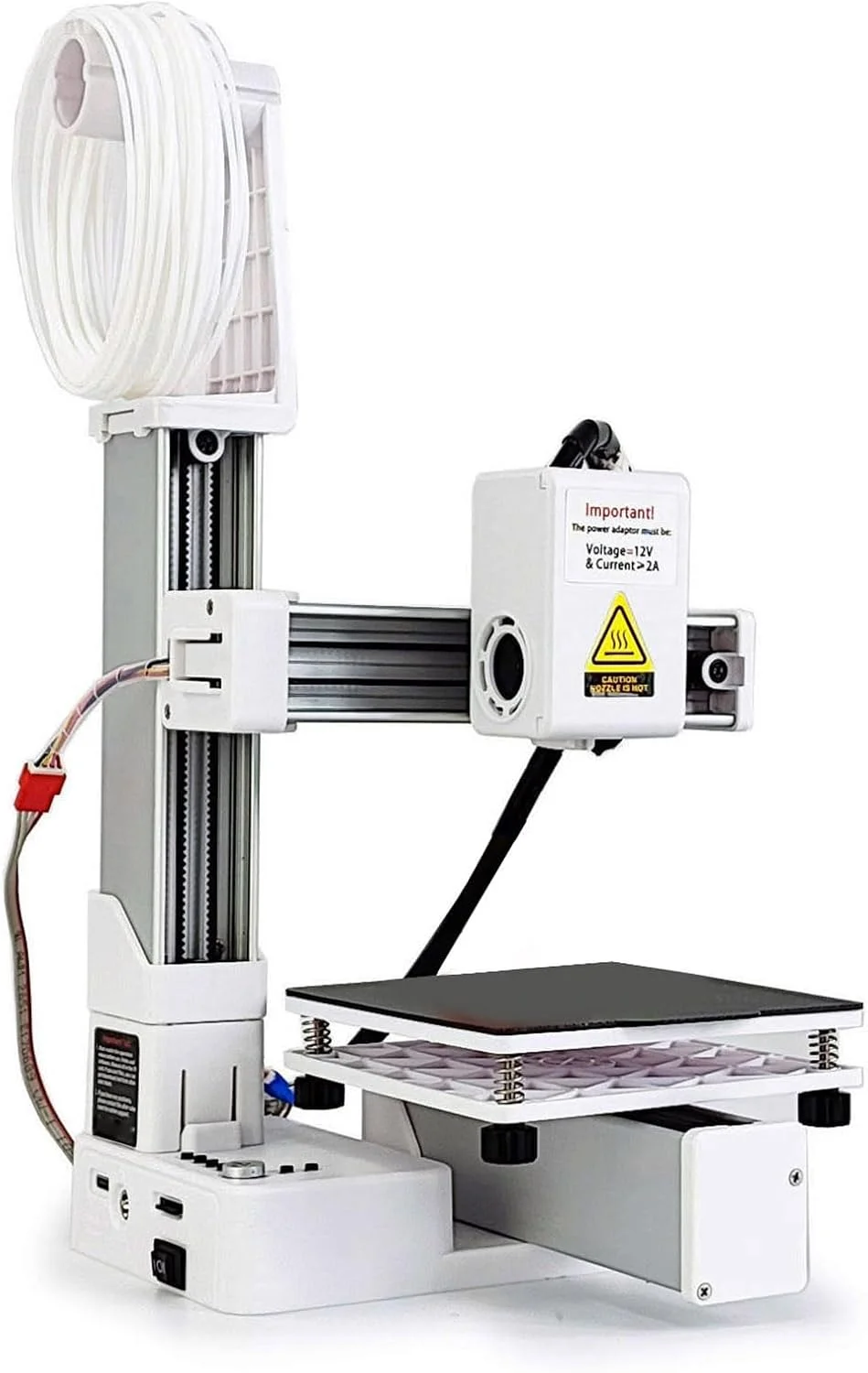 پرینتر سه بعدی کوچک برای مبتدیان، پرینتر سه بعدی با دقت بالا با تقسیم فرکانس، اندازه چاپ 4x4x4، دستگاه چاپ سه بعدی کوچک با گرمایش سریع برای کارگاه های خانگی