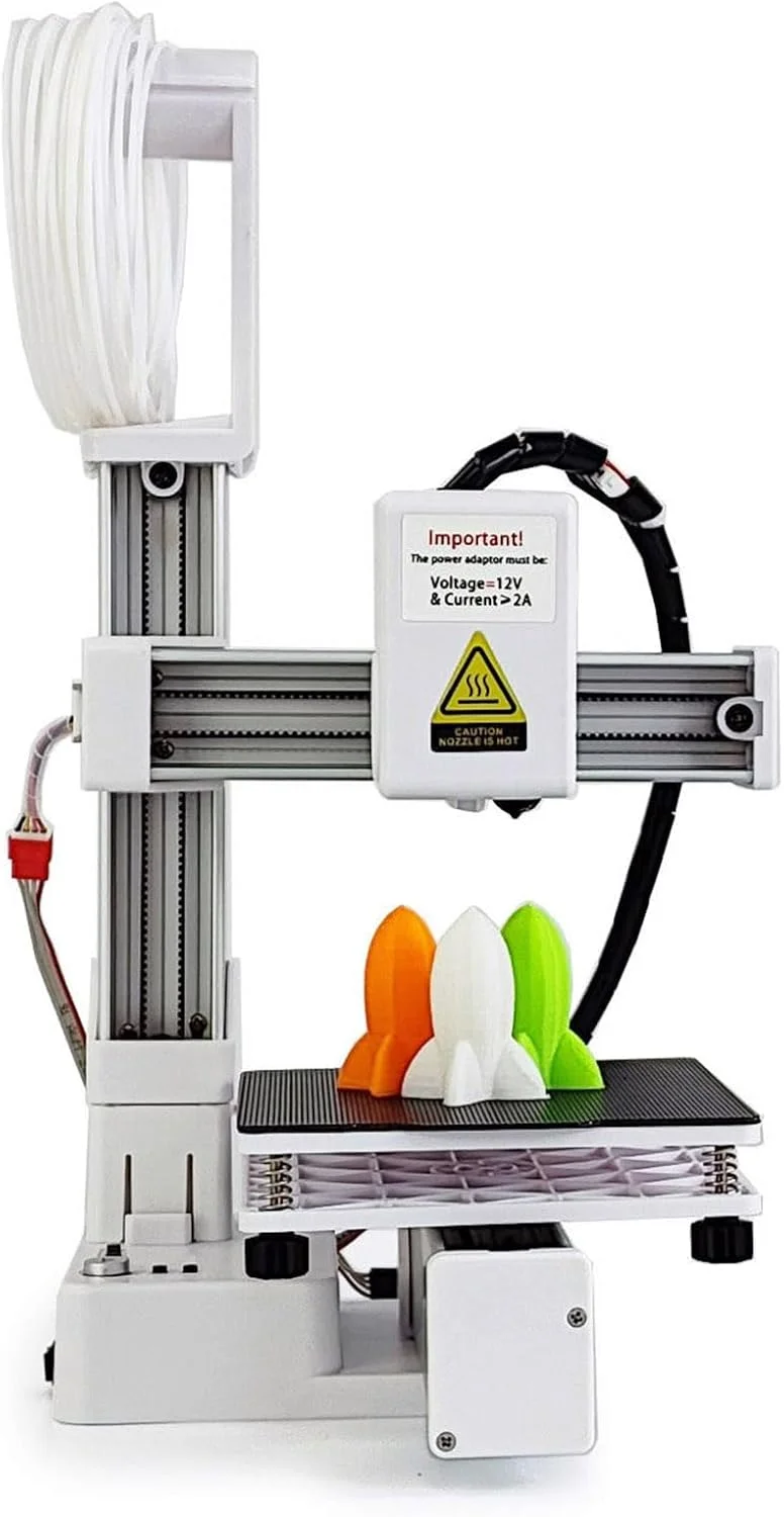 پرینتر سه بعدی کوچک Bewinner برای مبتدیان، پرینتر سه بعدی تقسیم فرکانس، گرمایش و چاپ سریع، دستگاه چاپ سه بعدی قابل حمل برای آموزش، اندازه چاپ 100x100x100 میلی متر (سفید) پرینتر سه بعدی کوچک Bewinner برای مبتدیان، پرینتر سه بعدی تقسیم فرکانس، گرمایش و چاپ سریع، دستگاه چاپ سه بعدی قابل حمل برای آموزش، اندازه چاپ 100x100x100 میلی متر (سفید)