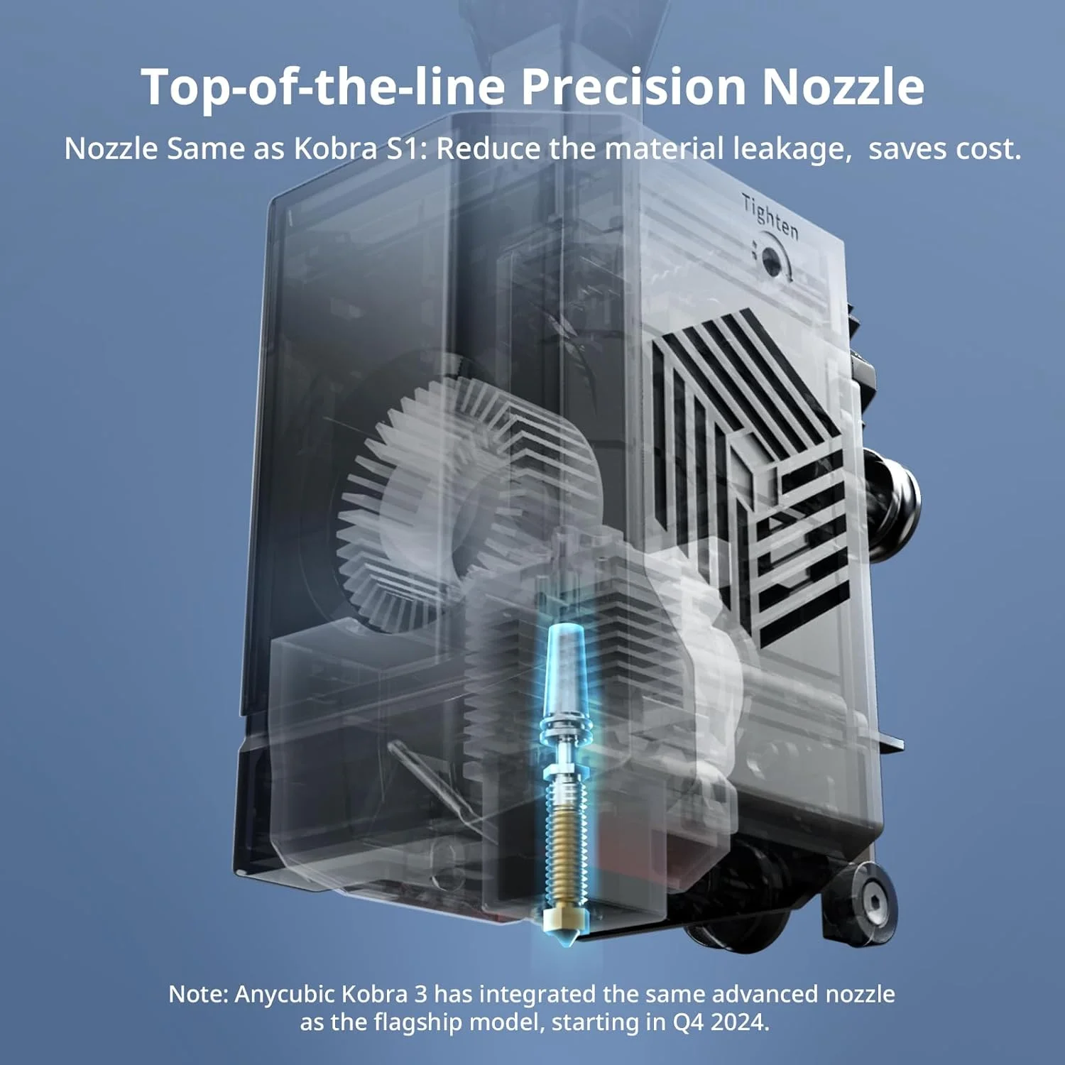 پرینتر سه بعدی Anycubic Kobra 3، حداکثر سرعت چاپ 600 میلی متر بر ثانیه، کالیبراسیون کاملا اتوماتیک، جزئیات بهتر، کاوش در سرگرمی بی پایان 250x250x260 میلی متر