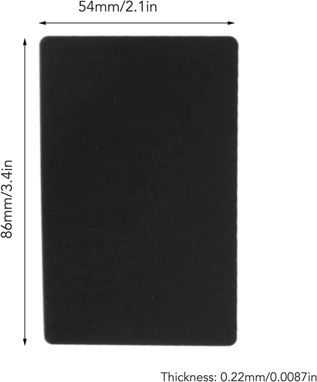 50 عدد کارت ویزیت حکاکی شده، کارت ویزیت آلومینیومی، کارت ویزیت برای شرکت، فنجان و نعلبکی (مشکی)