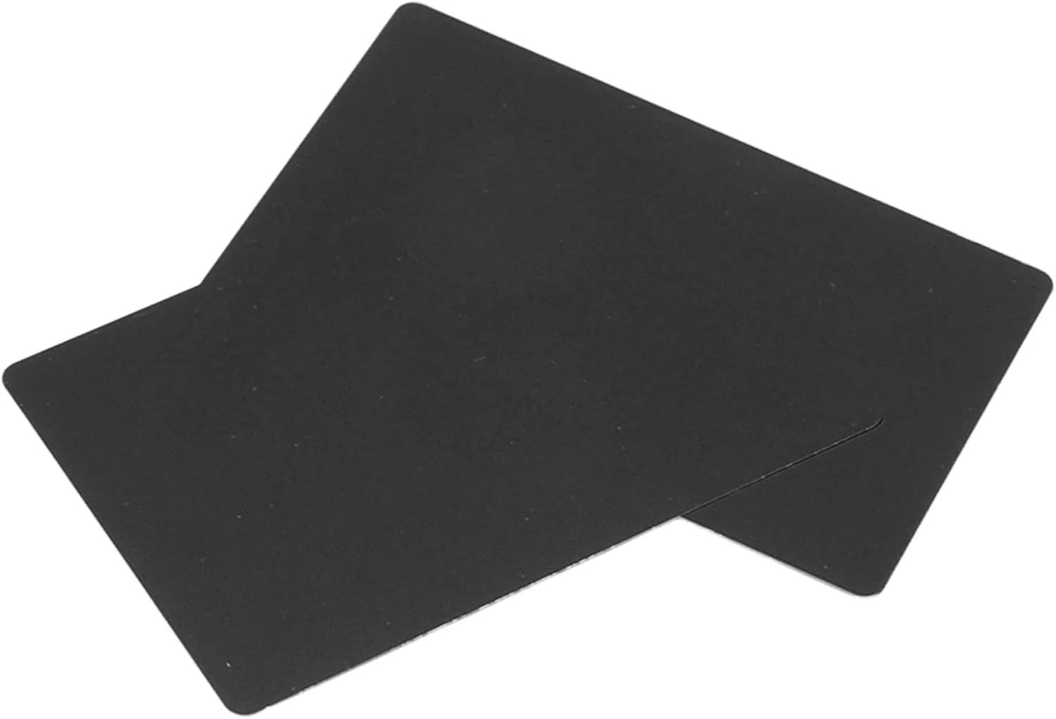 50 عدد کارت ویزیت حکاکی شده، کارت ویزیت آلومینیومی، کارت ویزیت برای شرکت، فنجان و نعلبکی (مشکی)