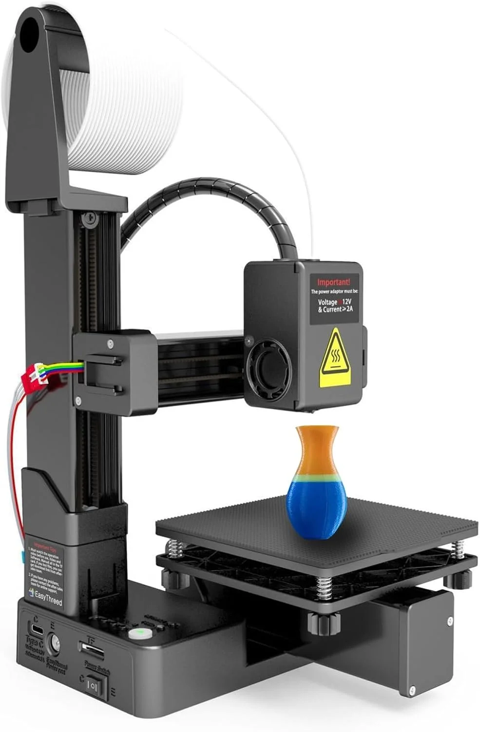 پرینتر سه بعدی سطح ورودی، دستگاه پرینتر سه بعدی با دقت بالا و مالتی پلکسینگ تقسیم فرکانس، پرینترهای خانگی با نرم افزار برش خودکار، اندازه چاپ 4x4x4 اینچ، برای اسباب بازی، مدل (مشکی) پرینتر سه بعدی سطح ورودی، دستگاه پرینتر سه بعدی با دقت بالا و مالتی پلکسینگ تقسیم فرکانس، پرینترهای خانگی با نرم افزار برش خودکار، اندازه چاپ 4x4x4 اینچ، برای اسباب بازی، مدل (مشکی)