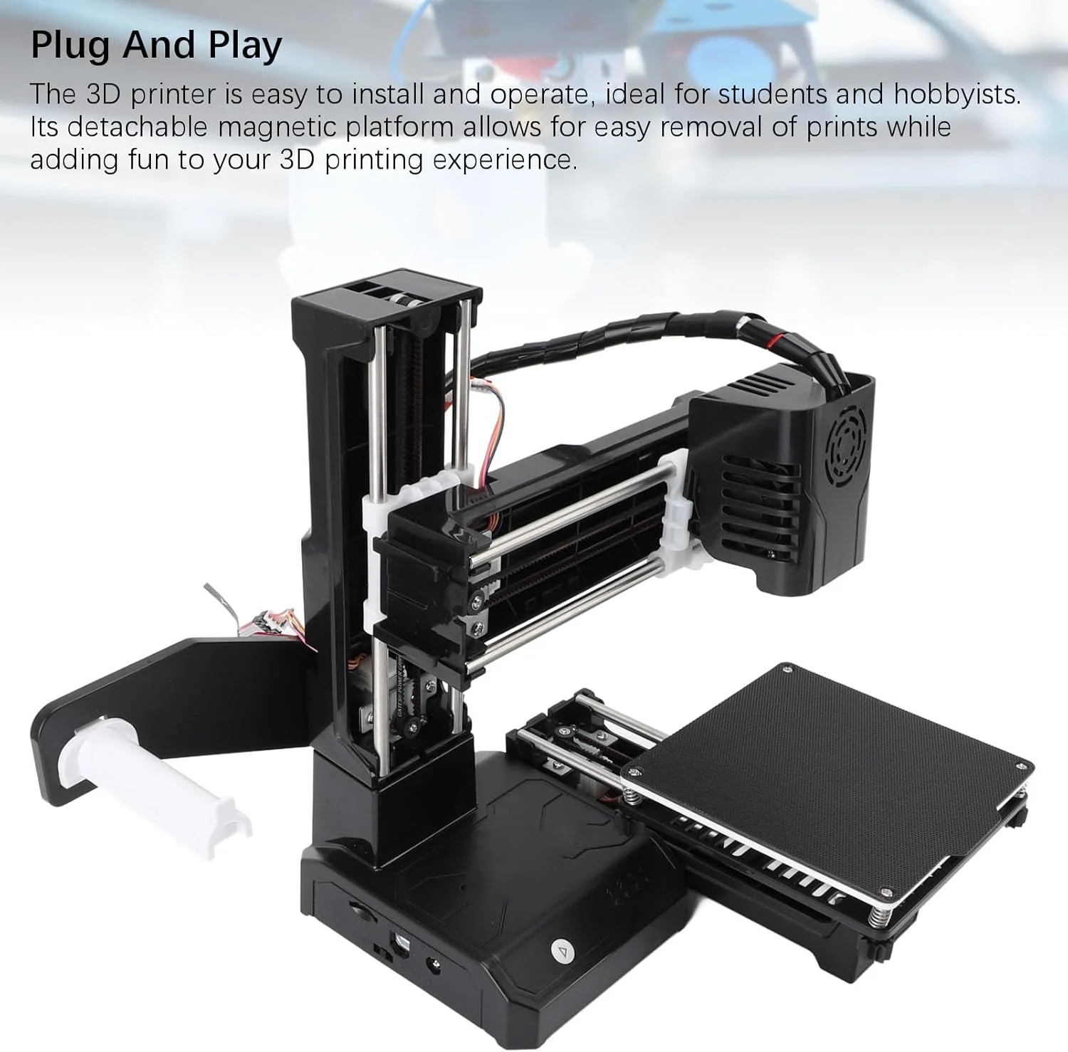 پرینتر سه بعدی Yanmis، دستگاه چاپ رومیزی کوچک با کارت TF و فیلامنت PLA، قابل حمل و سبک برای مبتدیان، آموزش خانگی 100x100x100 میلی متر (دوشاخه UK) پرینتر سه بعدی Yanmis، دستگاه چاپ رومیزی کوچک با کارت TF و فیلامنت PLA، قابل حمل و سبک برای مبتدیان، آموزش خانگی 100x100x100 میلی متر (دوشاخه UK)