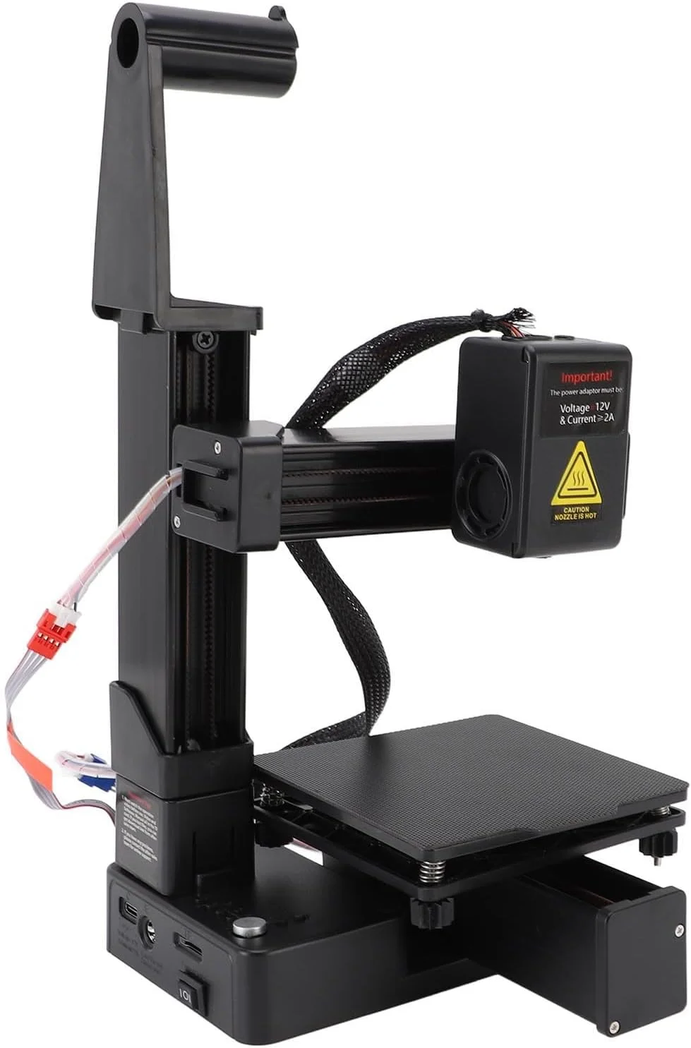 پرینتر سه بعدی رومیزی GOWENIC با طراحی جمع و جور، دستگاه چاپ سه بعدی با اتصال USB برای رایانه شخصی یا OS X، فیلامنت 1.75 میلی متری برای علاقه مندان به کاردستی (دوشاخه UK)