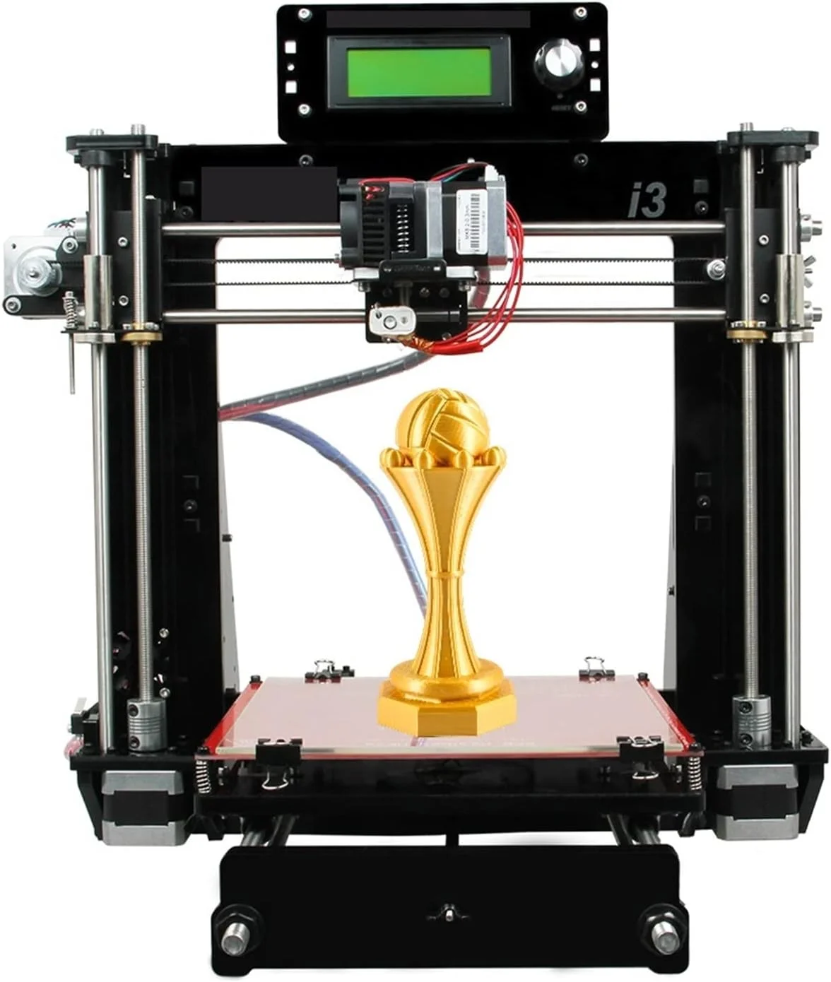 پرینتر سه بعدی CROKAI مدل Prusa I3 Pro B با فریم اکریلیک و دقت بالا، کیت DIY ایمپرسورا سه بعدی با قابلیت چاپ پس از قطع برق و چاپ ابری