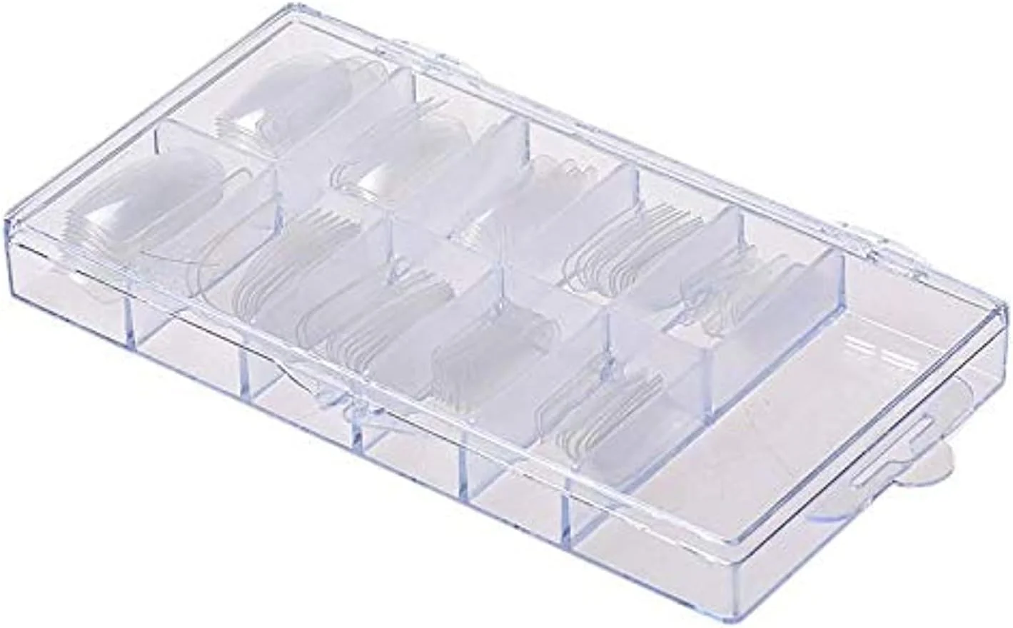 100 عدد ناخن مصنوعی اکریلیک - شفاف