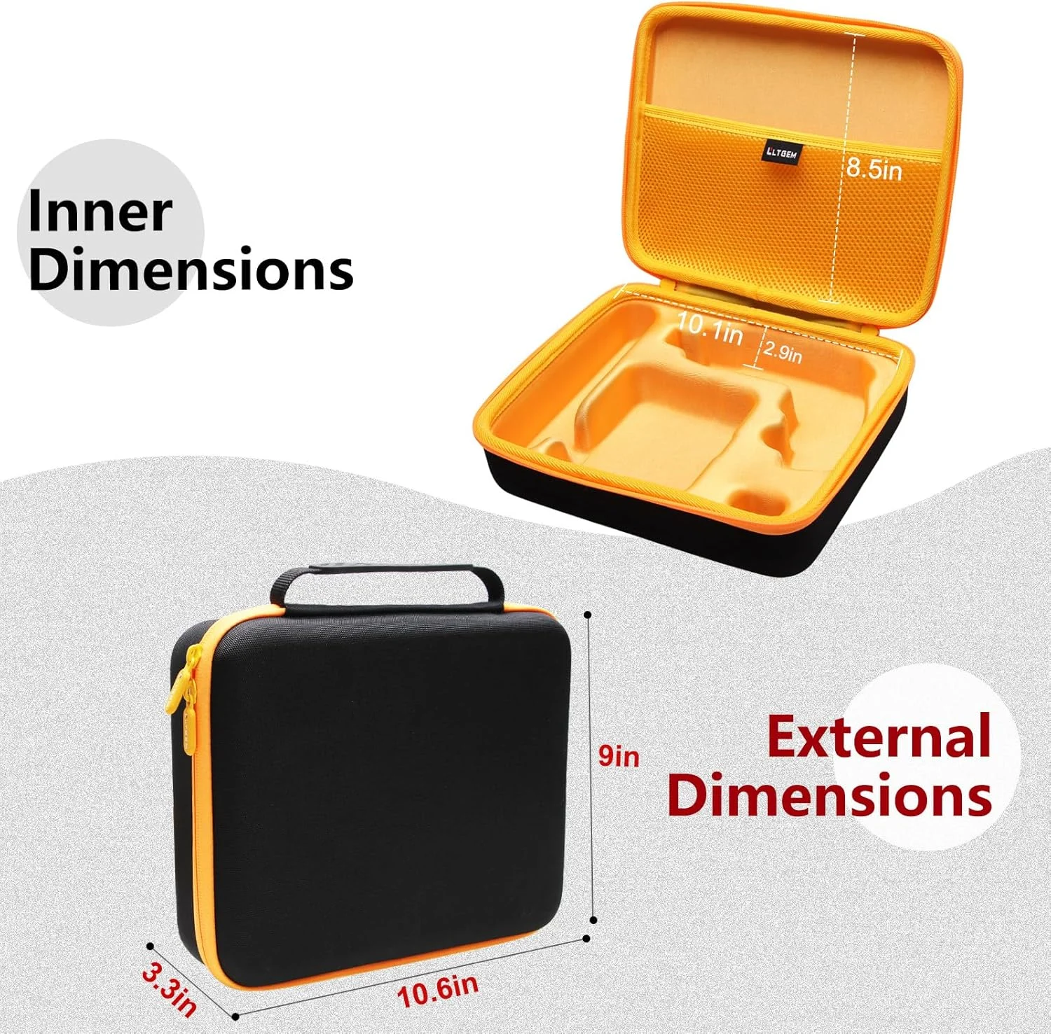 کیف سخت EVA مدل LTGEM برای کیت پیچ گوشتی شارژی 8 ولت DEWALT مدل DCF680N2، ژیروسکوپی، 2 باتری، برقی - کیف محافظ حمل و نگهداری مسافرتی کیف سخت EVA مدل LTGEM برای کیت پیچ گوشتی شارژی 8 ولت DEWALT مدل DCF680N2، ژیروسکوپی، 2 باتری، برقی - کیف محافظ حمل و نگهداری مسافرتی