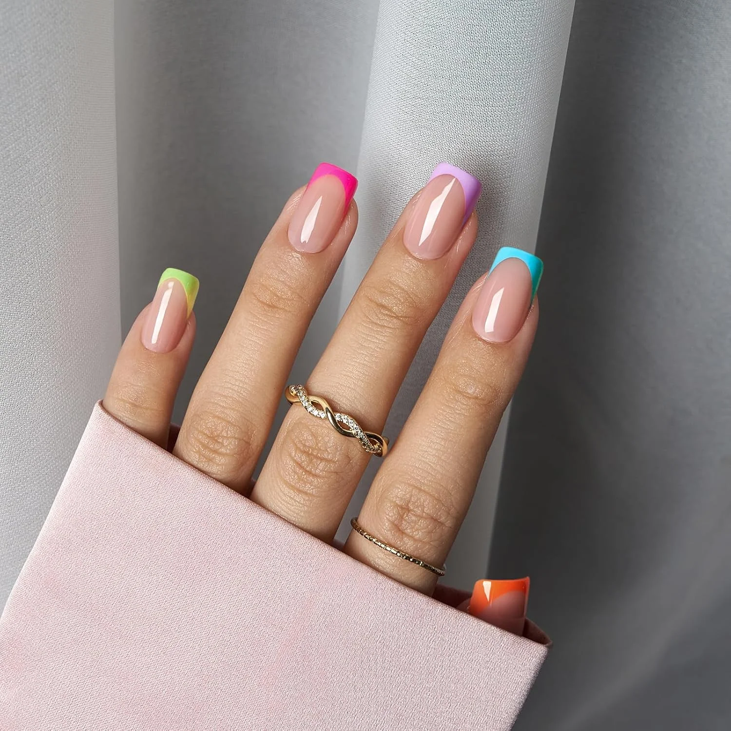 BTArtboxnails XCOATTIPS ناخن های ژلی فرانسوی - ناخن مصنوعی با نوک فرانسوی، نوک ناخن مربعی کوتاه، ناخن مصنوعی ژلی نرم پاستلی روشن تر، اکستنشن ناخن مصنوعی اکریلیک قابل خیساندن BTArtboxnails XCOATTIPS ناخن های ژلی فرانسوی - ناخن مصنوعی با نوک فرانسوی، نوک ناخن مربعی کوتاه، ناخن مصنوعی ژلی نرم پاستلی روشن تر، اکستنشن ناخن مصنوعی اکریلیک قابل خیساندن