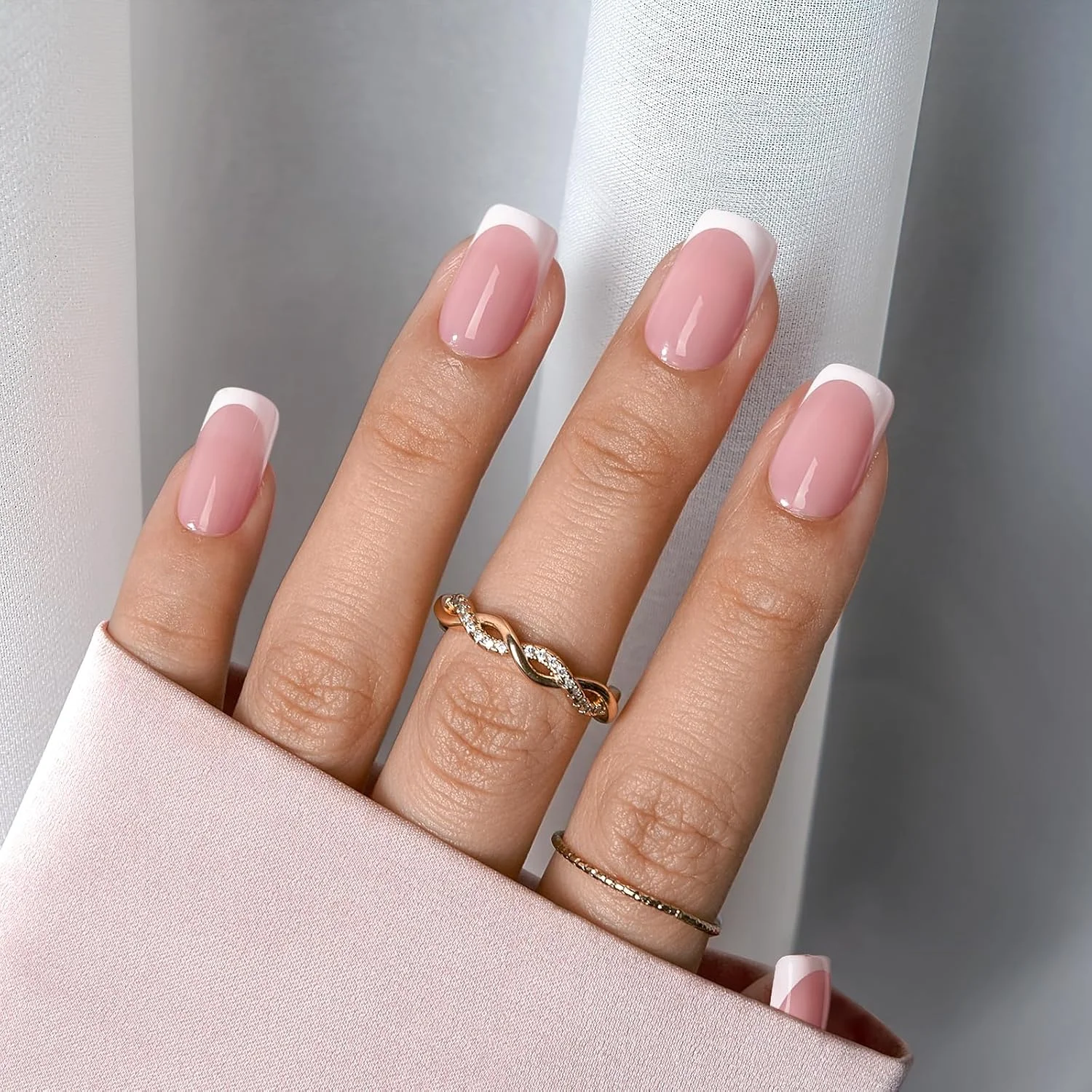 BTArtboxnails XCOATTIPS کیت ناخن ژلی - ناخن مصنوعی فرنچ نوک مربعی کوتاه، نوک ناخن ژل صورتی ملایم با ژل ناخن، محافظ فرنچ دوتایی و لامپ ناخن برای هدیه و استفاده خانگی BTArtboxnails XCOATTIPS کیت ناخن ژلی - ناخن مصنوعی فرنچ نوک مربعی کوتاه، نوک ناخن ژل صورتی ملایم با ژل ناخن، محافظ فرنچ دوتایی و لامپ ناخن برای هدیه و استفاده خانگی