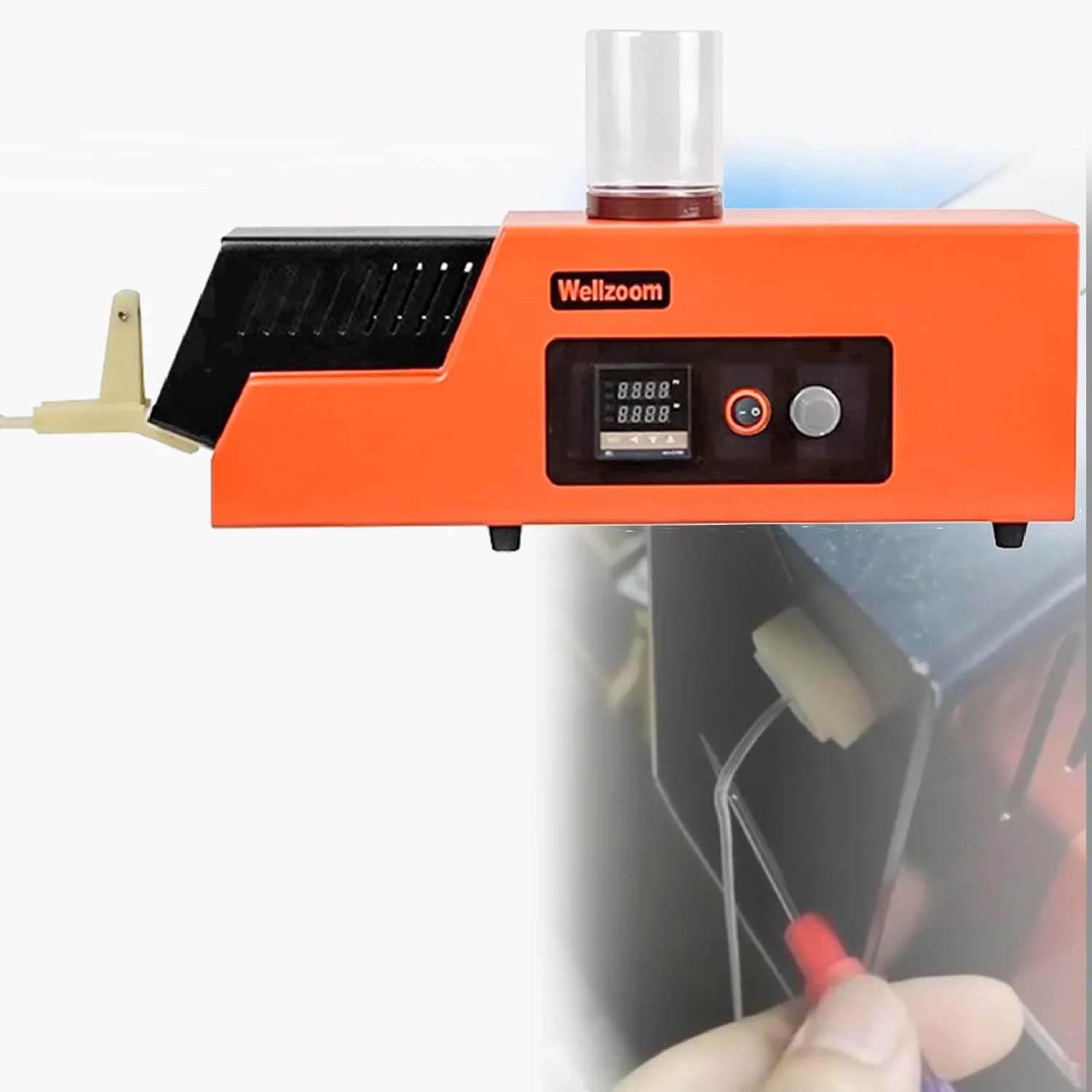 دستگاه اکسترودر فیلامنت سه بعدی، دستگاه سیم پیچ اتوماتیک، برای دستگاه اکسترودر فیلامنت پرینتر سه بعدی رومیزی، یا مواد PLA، ABS، PVA