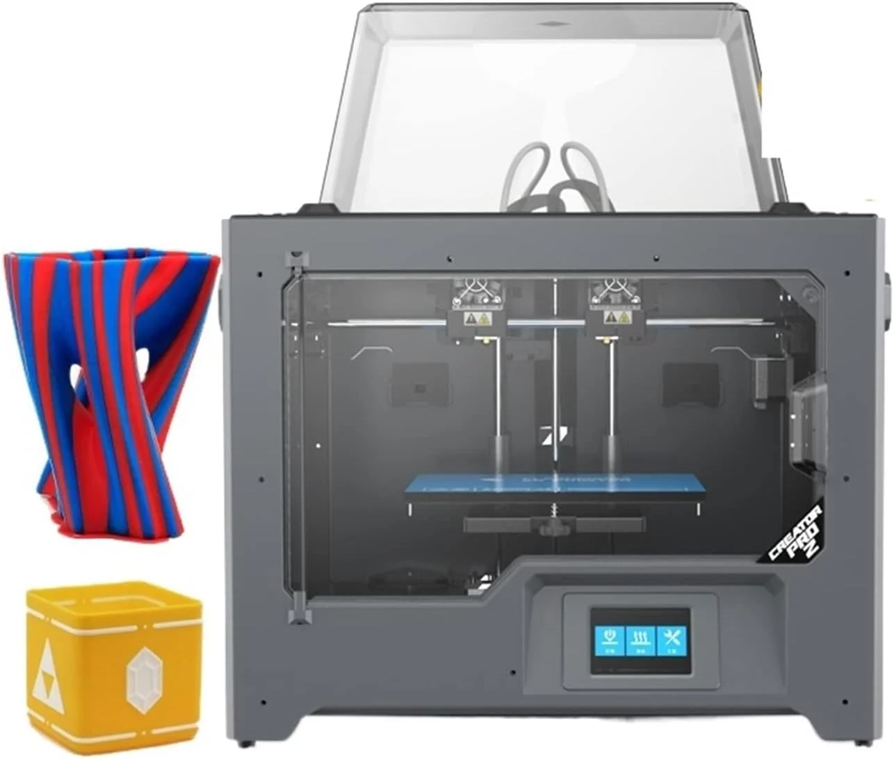 کیت پرینتر سه بعدی HXYgddf Pro 2 با دو اکسترودر مستقل، حالت چاپ آینه ای و تکراری، پرینتر سه بعدی چند رنگی با قابلیت ادامه چاپ کیت پرینتر سه بعدی HXYgddf Pro 2 با دو اکسترودر مستقل، حالت چاپ آینه ای و تکراری، پرینتر سه بعدی چند رنگی با قابلیت ادامه چاپ