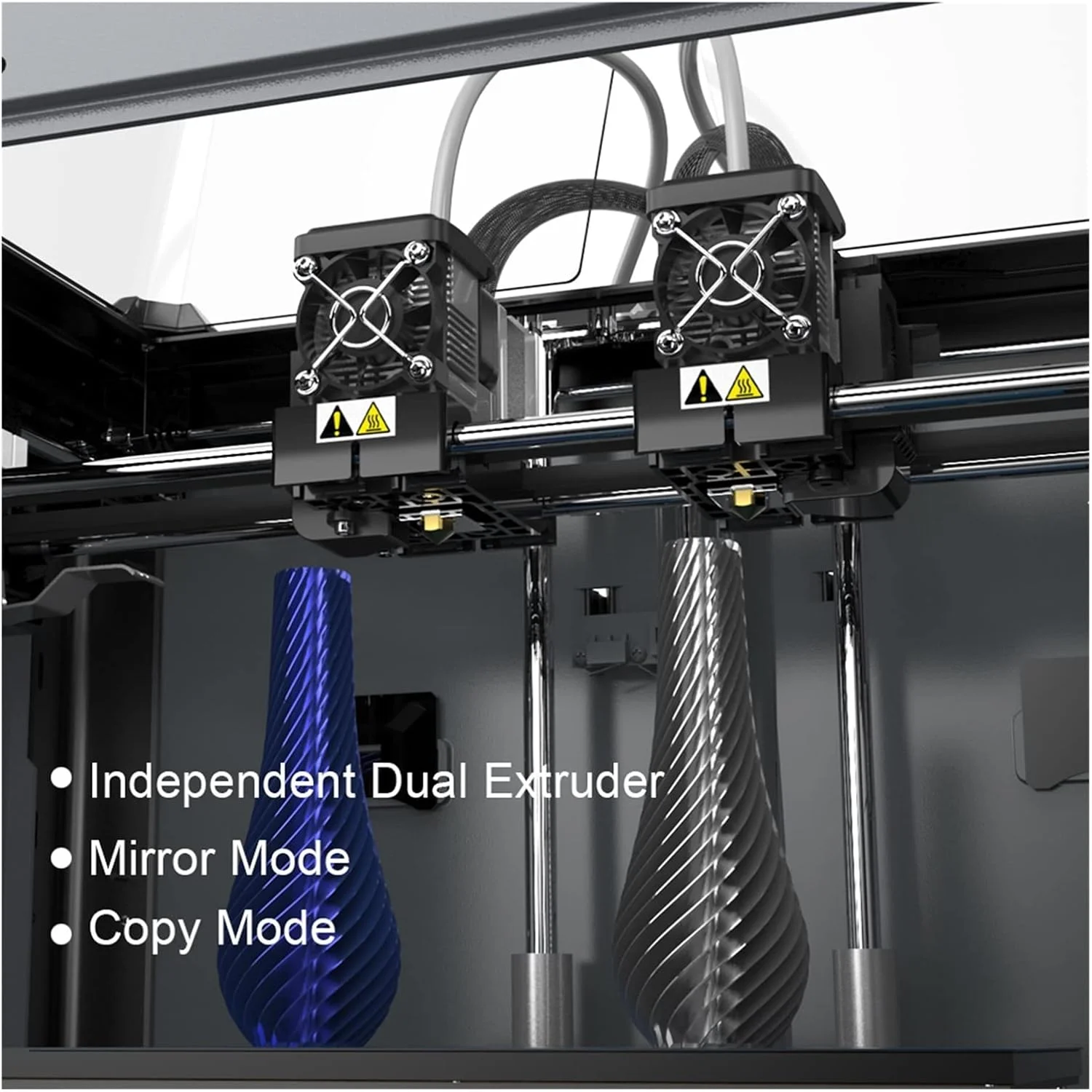 کیت پرینتر سه بعدی HXYgddf Pro 2 با دو اکسترودر مستقل، حالت چاپ آینه ای و تکراری، پرینتر سه بعدی چند رنگی با قابلیت ادامه چاپ کیت پرینتر سه بعدی HXYgddf Pro 2 با دو اکسترودر مستقل، حالت چاپ آینه ای و تکراری، پرینتر سه بعدی چند رنگی با قابلیت ادامه چاپ