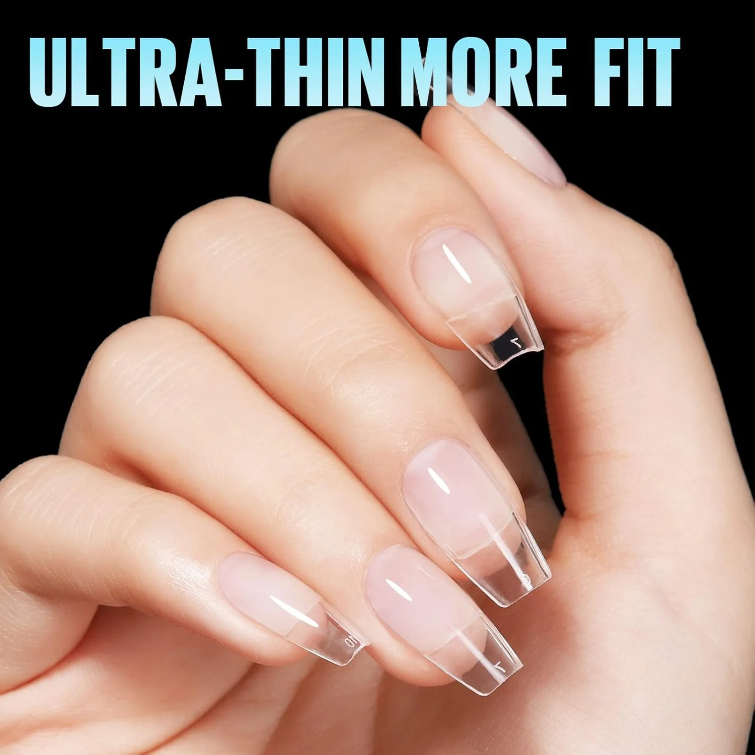 تیپ ناخن تابوتی متوسط تومیکا، 240 عدد تیپ ناخن نیمه مات، مجموعه 15 سایز تیپ اکستنشن ناخن، ناخن مصنوعی از پیش فرم داده شده پوشش کامل برای مبتدیان و سالن های ناخن DIY حرفه ای