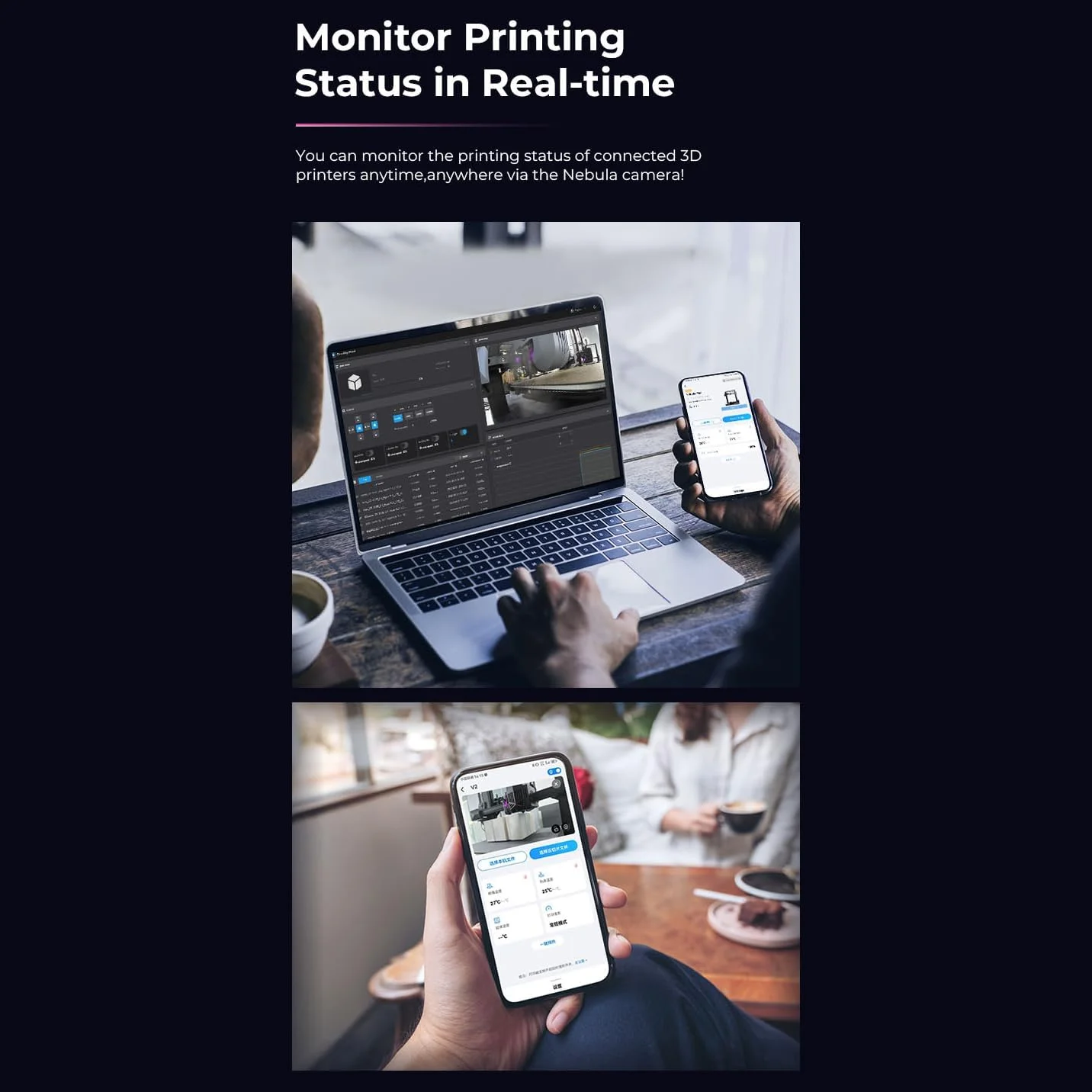 دوربین پرینتر سه بعدی برای Creality Sonic Pad/Nebula Pad/Ender-3 V3 KE/CR-X، نظارت بلادرنگ، فیلمبرداری تایم لپس، تشخیص رشته های معلق، فوکوس دستی دوربین پرینتر سه بعدی برای Creality Sonic Pad/Nebula Pad/Ender-3 V3 KE/CR-X، نظارت بلادرنگ، فیلمبرداری تایم لپس، تشخیص رشته های معلق، فوکوس دستی