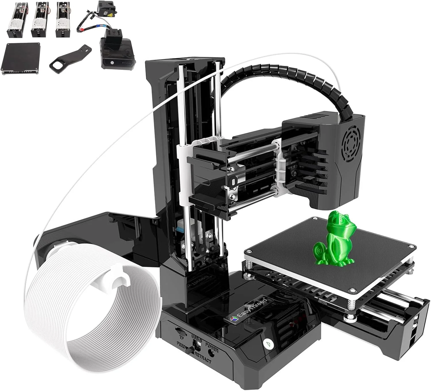 پرینتر سه بعدی VoOqo، دستگاه چاپ رومیزی کوچک با کارت TF، سکوی جداشدنی چاپ تک کلیدی، گرمایش یکنواخت، اندازه چاپ 100X100X100 میلی متر، برای مبتدیان، کودکان، آموزش دانشجویی - مشکی پرینتر سه بعدی VoOqo، دستگاه چاپ رومیزی کوچک با کارت TF، سکوی جداشدنی چاپ تک کلیدی، گرمایش یکنواخت، اندازه چاپ 100X100X100 میلی متر، برای مبتدیان، کودکان، آموزش دانشجویی - مشکی