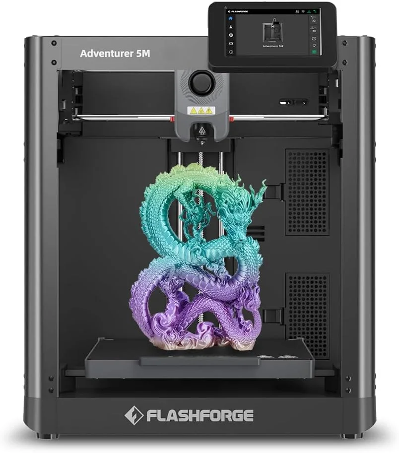 پرینتر سه بعدی Voxelab FLASHFORGE Adventurer 5M، پرینتر سه بعدی FDM با تراز اتوماتیک کامل، سرعت چاپ بالا حداکثر 600 میلی متر بر ثانیه، ساختار اصلی XY، اندازه چاپ بزرگ 220*220*220 میلی متر پرینتر سه بعدی Voxelab FLASHFORGE Adventurer 5M، پرینتر سه بعدی FDM با تراز اتوماتیک کامل، سرعت چاپ بالا حداکثر 600 میلی متر بر ثانیه، ساختار اصلی XY، اندازه چاپ بزرگ 220*220*220 میلی متر