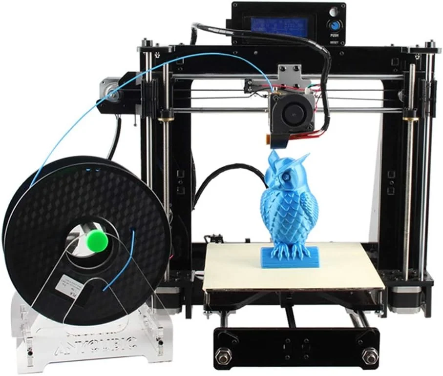 پرینتر سه بعدی DIY FDM با صفحه نمایش LCD و دقت بالا به همراه کیت مونتاژ و لوازم PLA پرینتر سه بعدی DIY FDM با صفحه نمایش LCD و دقت بالا به همراه کیت مونتاژ و لوازم PLA