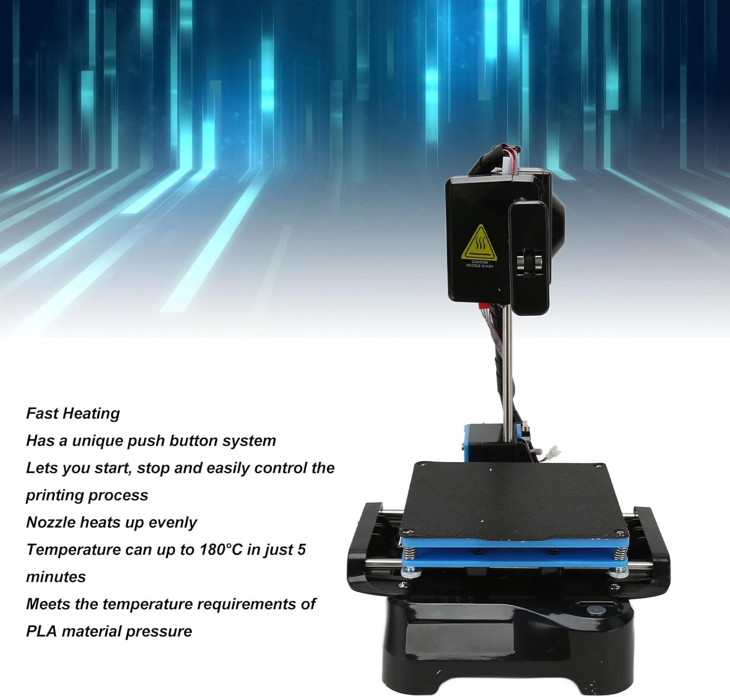 پرینتر سه بعدی مینی FDM سوراندی، اولین پرینتر سه بعدی سطح مبتدی شما، دقت چاپ بالا، حجم چاپ 100x100x100 میلی متر، پرینتر سه بعدی کوچک FDM با اکسترودر مستقیم، پرینتر سه بعدی کوچک برای مبتدیان (دوشاخه UK) پرینتر سه بعدی مینی FDM سوراندی، اولین پرینتر سه بعدی سطح مبتدی شما، دقت چاپ بالا، حجم چاپ 100x100x100 میلی متر، پرینتر سه بعدی کوچک FDM با اکسترودر مستقیم، پرینتر سه بعدی کوچک برای مبتدیان (دوشاخه UK)