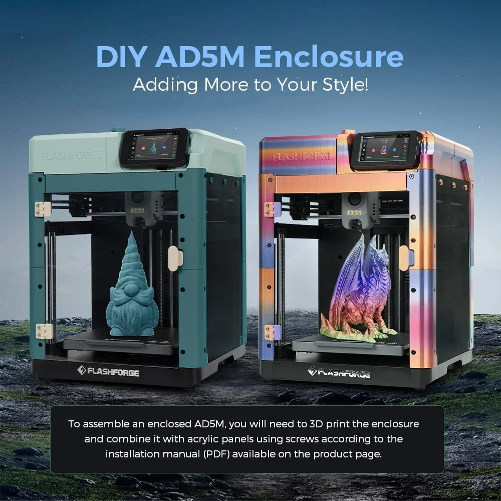 پرینتر سه بعدی Voxelab FLASHFORGE Adventurer 5M، پرینتر سه بعدی FDM با تراز اتوماتیک کامل، سرعت چاپ بالا حداکثر 600 میلی متر بر ثانیه، ساختار اصلی XY، اندازه چاپ بزرگ 220*220*220 میلی متر پرینتر سه بعدی Voxelab FLASHFORGE Adventurer 5M، پرینتر سه بعدی FDM با تراز اتوماتیک کامل، سرعت چاپ بالا حداکثر 600 میلی متر بر ثانیه، ساختار اصلی XY، اندازه چاپ بزرگ 220*220*220 میلی متر