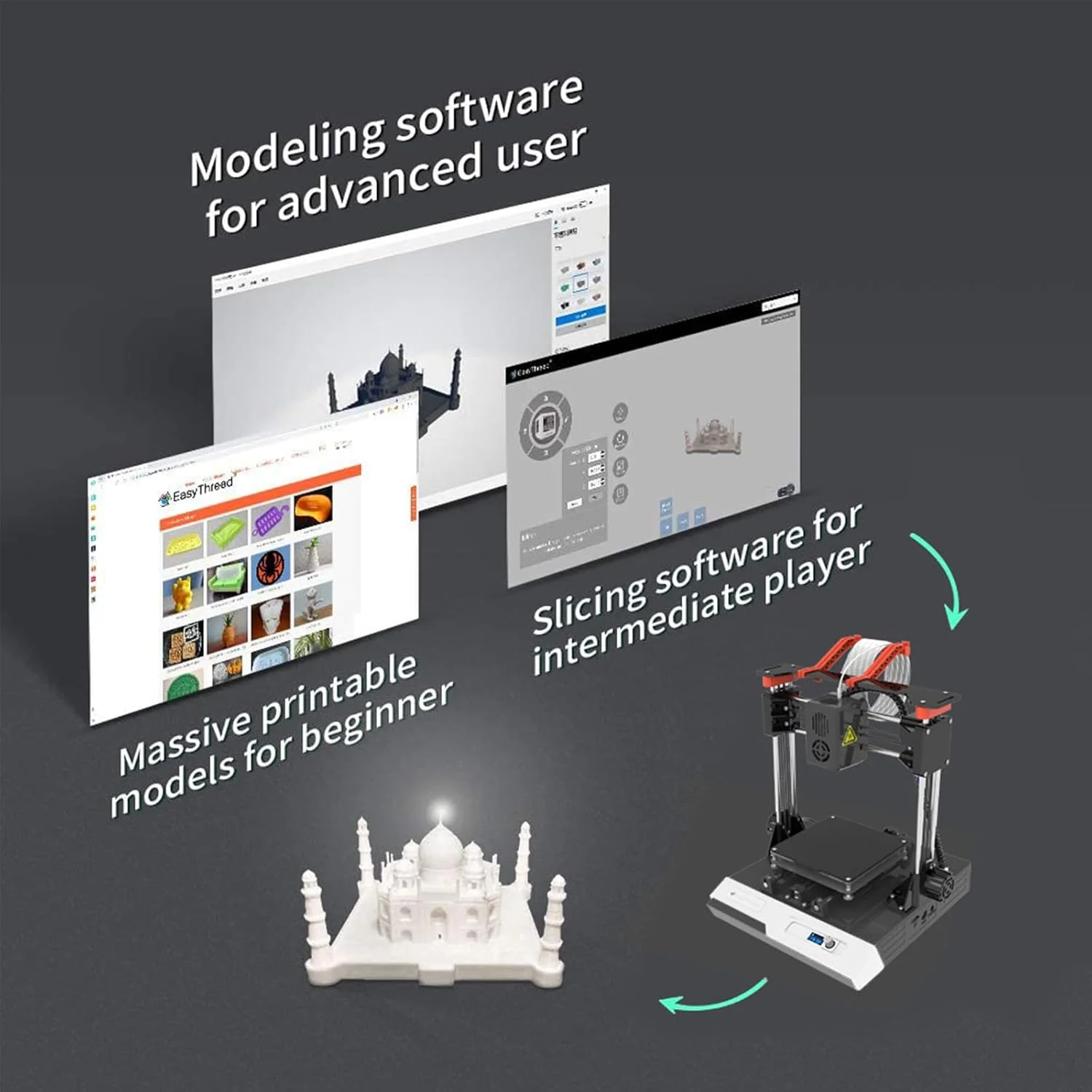 پرینتر سه بعدی VoOqo، کیت مینی پرینتر سه بعدی رومیزی قابل جابجایی، مونتاژ آسان برای مبتدیان، اندازه چاپ 100X100X100 میلی متر، برای خانه، کودکان، مبتدیان - مشکی پرینتر سه بعدی VoOqo، کیت مینی پرینتر سه بعدی رومیزی قابل جابجایی، مونتاژ آسان برای مبتدیان، اندازه چاپ 100X100X100 میلی متر، برای خانه، کودکان، مبتدیان - مشکی