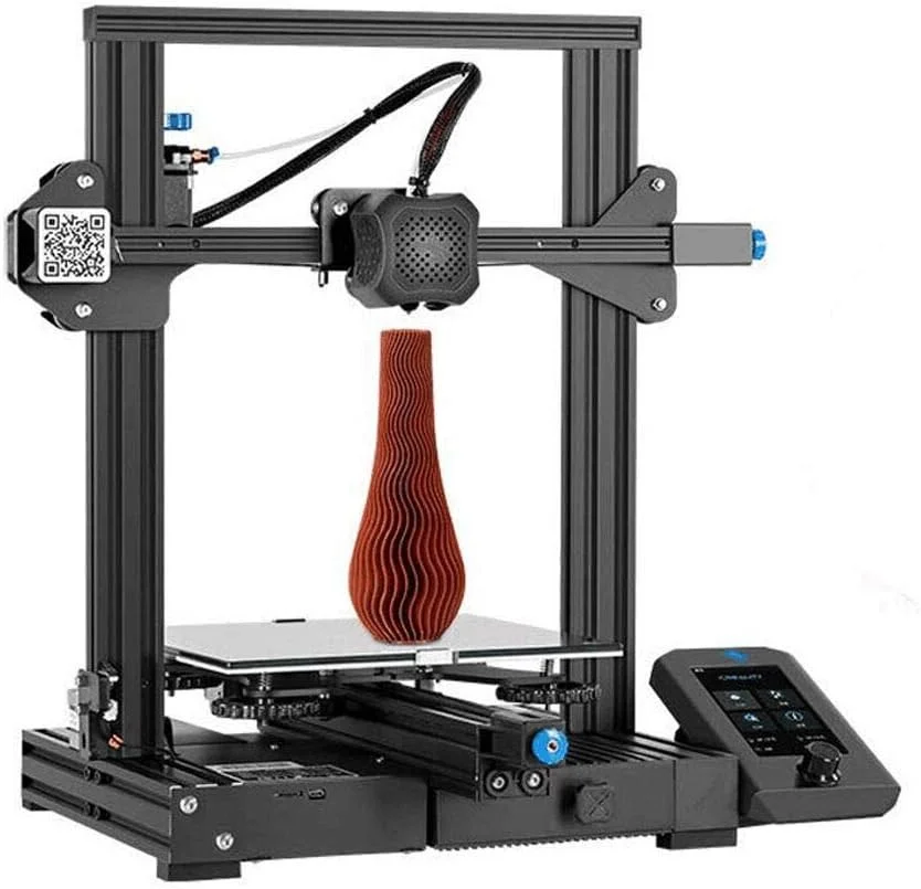 کیت پرینتر سه بعدی Creality 3D Ender-3 V2، ساختار یکپارچه تمام فلزی، مادربرد بی صدا، صفحه نمایش رابط کاربری جدید، پشتیبانی از ادامه چاپ، ابعاد ساخت 220 * 220 * 250 میلی متر کیت پرینتر سه بعدی Creality 3D Ender-3 V2، ساختار یکپارچه تمام فلزی، مادربرد بی صدا، صفحه نمایش رابط کاربری جدید، پشتیبانی از ادامه چاپ، ابعاد ساخت 220 * 220 * 250 میلی متر