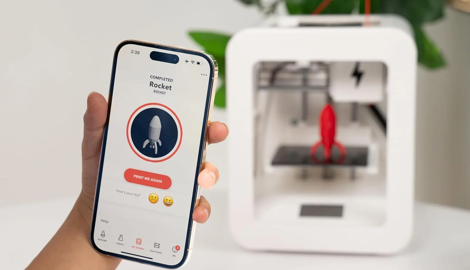 پرینتر اسباب بازی سه بعدی Toybox برای کودکان به همراه بسته شروع کننده مواد اولیه پرینتر (V1.5) پرینتر اسباب بازی سه بعدی Toybox برای کودکان به همراه بسته شروع کننده مواد اولیه پرینتر (V1.5)