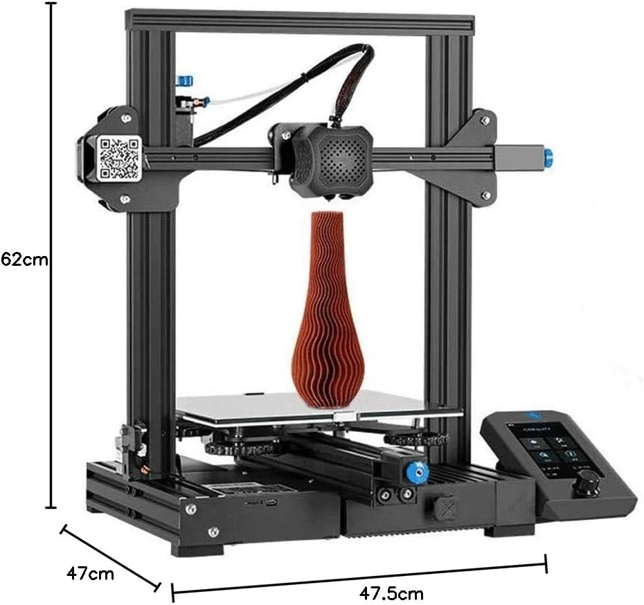 کیت پرینتر سه بعدی Creality 3D Ender-3 V2، ساختار یکپارچه تمام فلزی، مادربرد بی صدا، صفحه نمایش رابط کاربری جدید، پشتیبانی از ادامه چاپ، ابعاد ساخت 220 * 220 * 250 میلی متر کیت پرینتر سه بعدی Creality 3D Ender-3 V2، ساختار یکپارچه تمام فلزی، مادربرد بی صدا، صفحه نمایش رابط کاربری جدید، پشتیبانی از ادامه چاپ، ابعاد ساخت 220 * 220 * 250 میلی متر