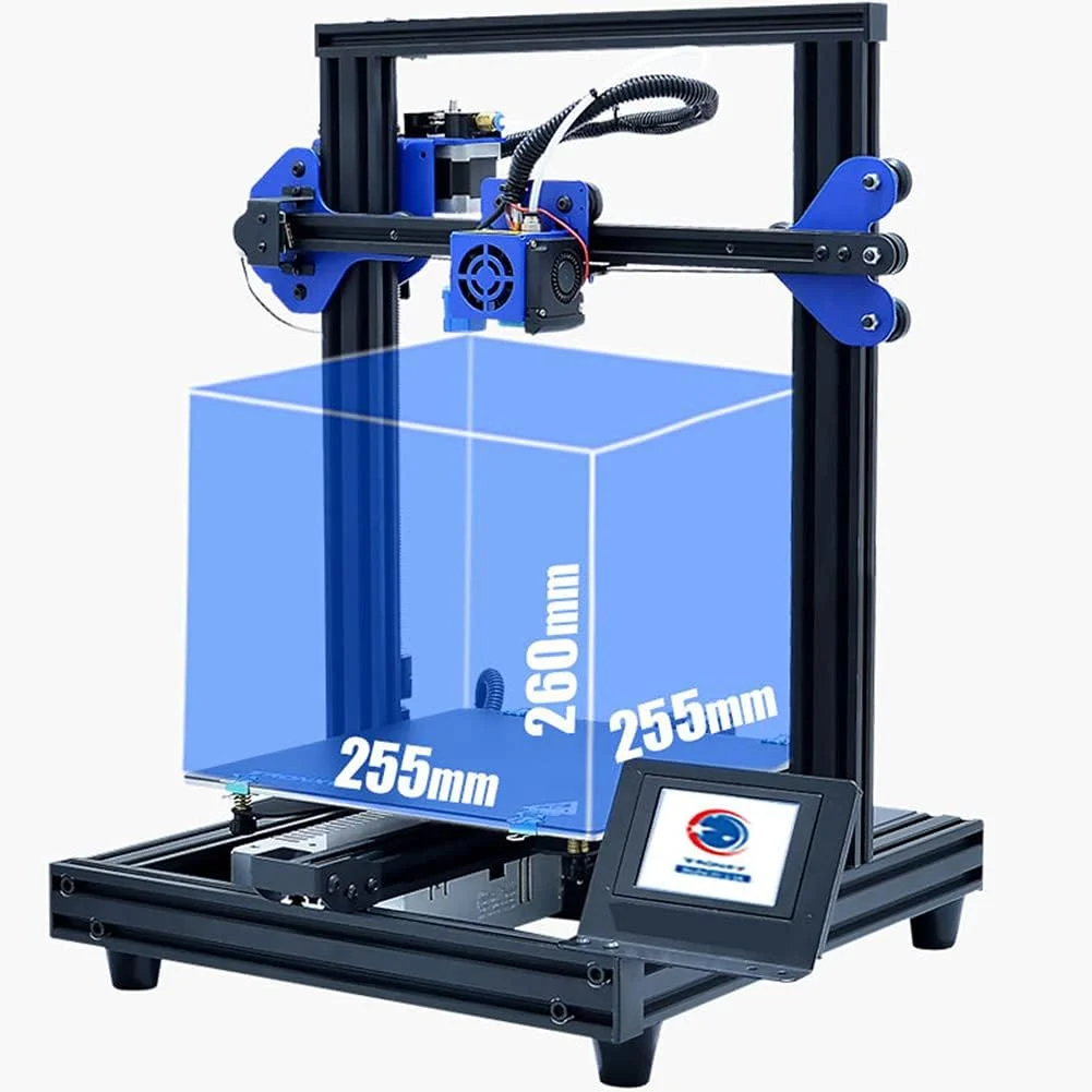 کیت چاپ سه بعدی، کیت چاپ سریع DIY با صفحه لمسی تمام رنگی و عملکرد ادامه چاپ و تراز خودکار، اندازه چاپ 255X255 X 260 میلی متر کیت چاپ سه بعدی، کیت چاپ سریع DIY با صفحه لمسی تمام رنگی و عملکرد ادامه چاپ و تراز خودکار، اندازه چاپ 255X255 X 260 میلی متر