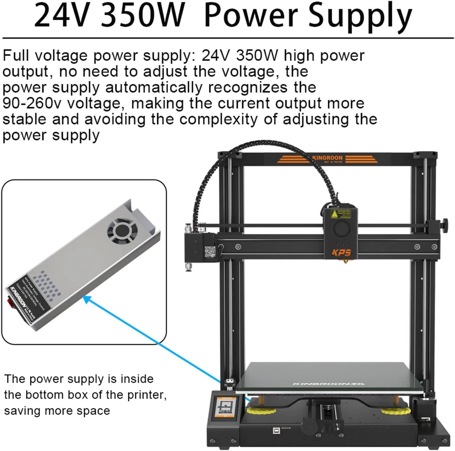 پرینتر سه بعدی صنعتی REHOOF، دستگاه چاپ سه بعدی دقیق با 9 زبان و برد کوتاه 90-260 ولت برای مدل سازی ساختمان