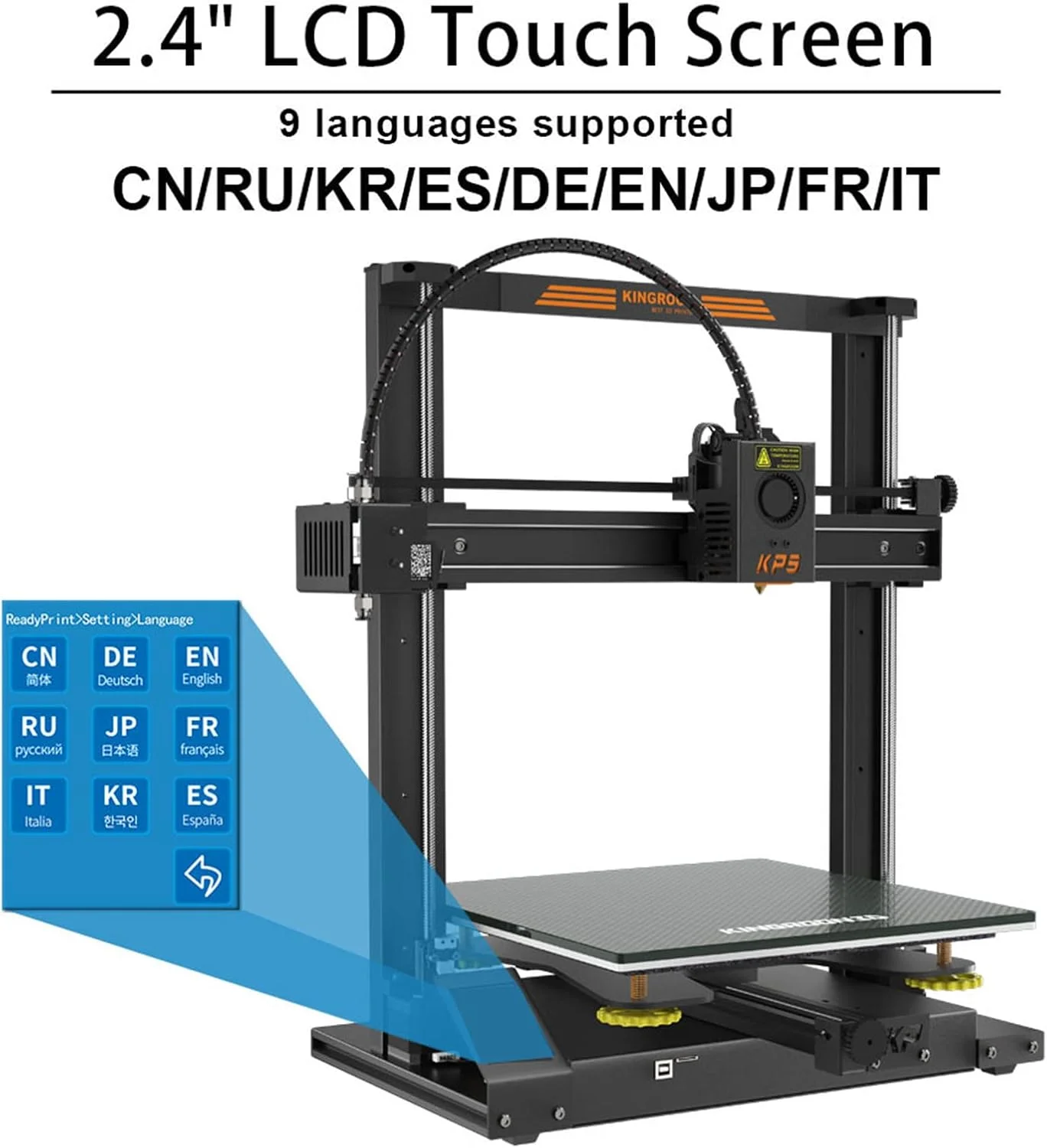 پرینتر سه بعدی صنعتی REHOOF، دستگاه چاپ سه بعدی دقیق با 9 زبان و برد کوتاه 90-260 ولت برای مدل سازی ساختمان