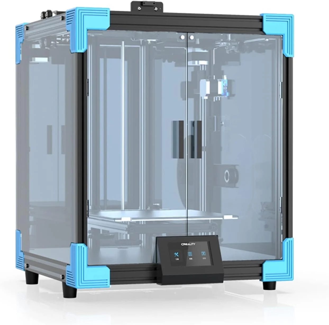 پرینتر سه بعدی DIY مدل RIMOAL Ender-6، ساختار مکعبی Corexy، مادربرد سایلنت، دستگاه چاپ سه بعدی با منبع تغذیه معتبر (رنگ: Ender-6)