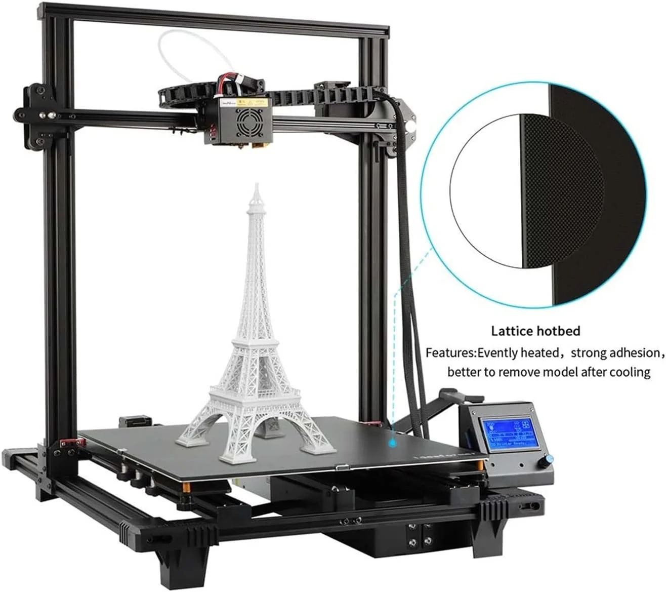 پرینتر سه بعدی RIMOAL FDM با ابعاد 400 * 400 * 450 میلیمتر، محور Y دوگانه Z، صفحه شیشهای حرارتدیده، سطح ساخت بستر گرمایشی، پرینتر سه بعدی صنعتی DIY، تراز خودکار، بدون صدا پرینتر سه بعدی RIMOAL FDM با ابعاد 400 * 400 * 450 میلیمتر، محور Y دوگانه Z، صفحه شیشهای حرارتدیده، سطح ساخت بستر گرمایشی، پرینتر سه بعدی صنعتی DIY، تراز خودکار، بدون صدا