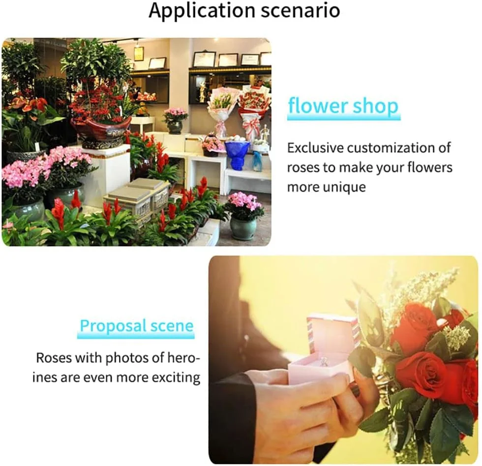 چاپگر سه بعدی PUFYA، کنترل با اپلیکیشن تلفن هوشمند، چاپگر گل DIY، چاپگر رز، اتصال وای فای، سفارشی سازی عکس های معنادار و تصاویر مورد علاقه به سبک گل منحصر به فرد شما چاپگر سه بعدی PUFYA، کنترل با اپلیکیشن تلفن هوشمند، چاپگر گل DIY، چاپگر رز، اتصال وای فای، سفارشی سازی عکس های معنادار و تصاویر مورد علاقه به سبک گل منحصر به فرد شما