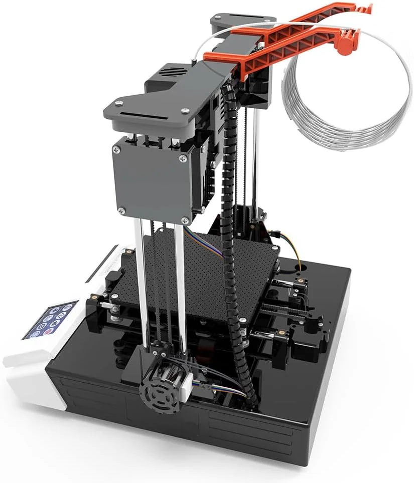 دستگاه چاپ سه بعدی K6 FDM، ابعاد چاپ 150x150x150 میلی متر، صفحه جداشدنی، کنترل لمسی 2.4 اینچی، چاپ با کارت TF و اتصال USB برای مبتدیان دستگاه چاپ سه بعدی K6 FDM، ابعاد چاپ 150x150x150 میلی متر، صفحه جداشدنی، کنترل لمسی 2.4 اینچی، چاپ با کارت TF و اتصال USB برای مبتدیان