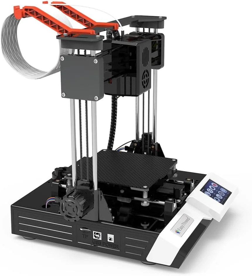 دستگاه چاپ سه بعدی K6 FDM، ابعاد چاپ 150x150x150 میلی متر، صفحه جداشدنی، کنترل لمسی 2.4 اینچی، چاپ با کارت TF و اتصال USB برای مبتدیان دستگاه چاپ سه بعدی K6 FDM، ابعاد چاپ 150x150x150 میلی متر، صفحه جداشدنی، کنترل لمسی 2.4 اینچی، چاپ با کارت TF و اتصال USB برای مبتدیان